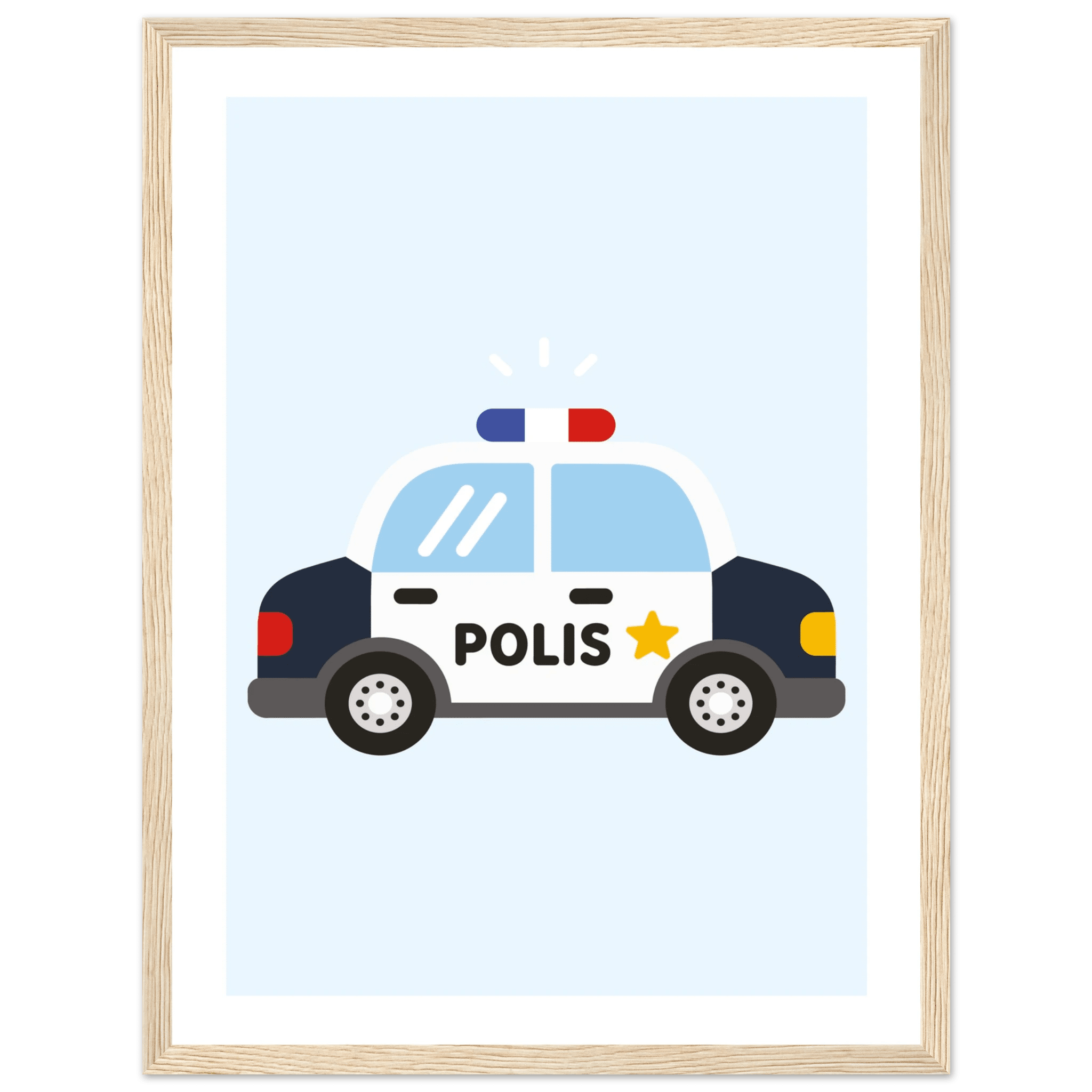 Polisbil Poster poster