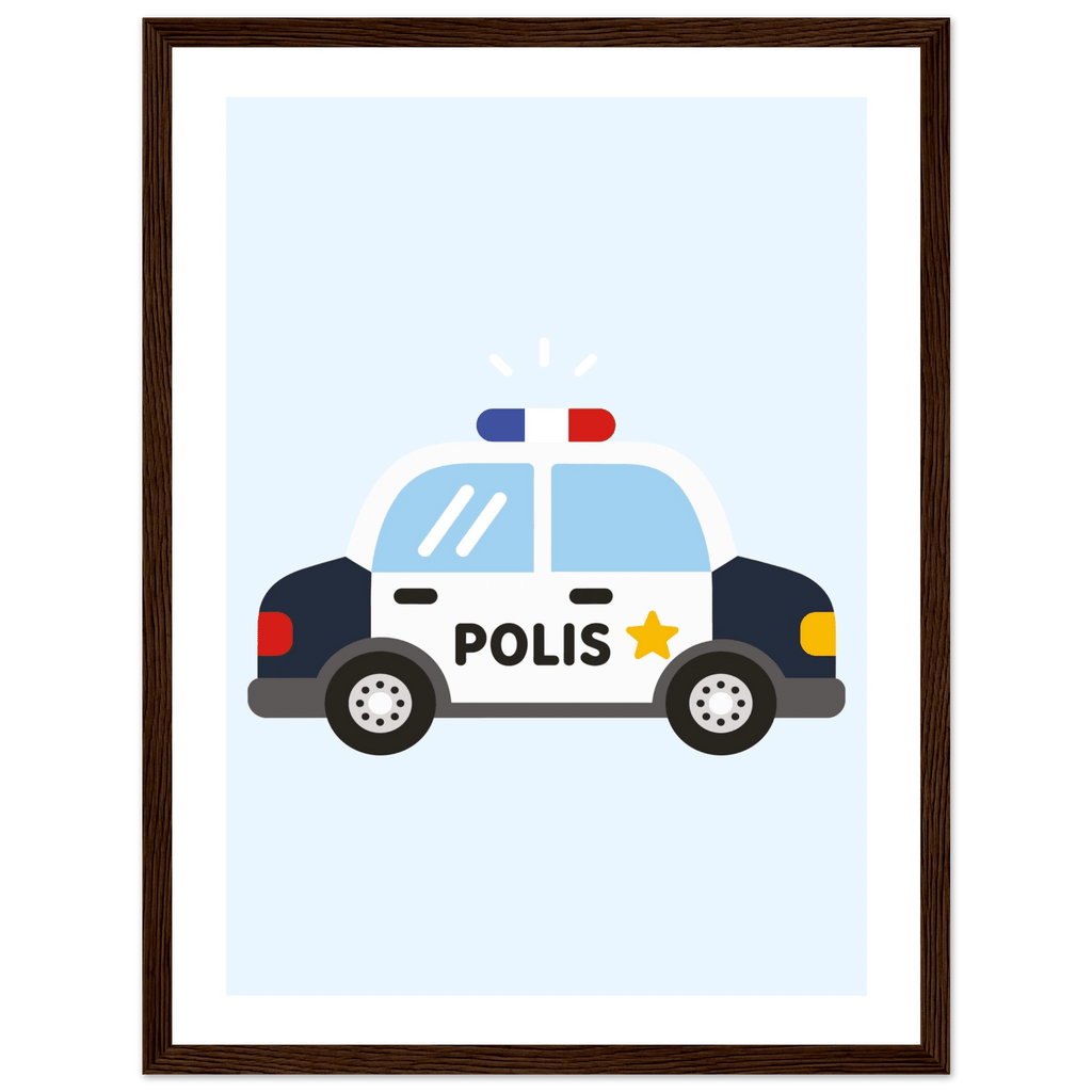 Polisbil Poster poster