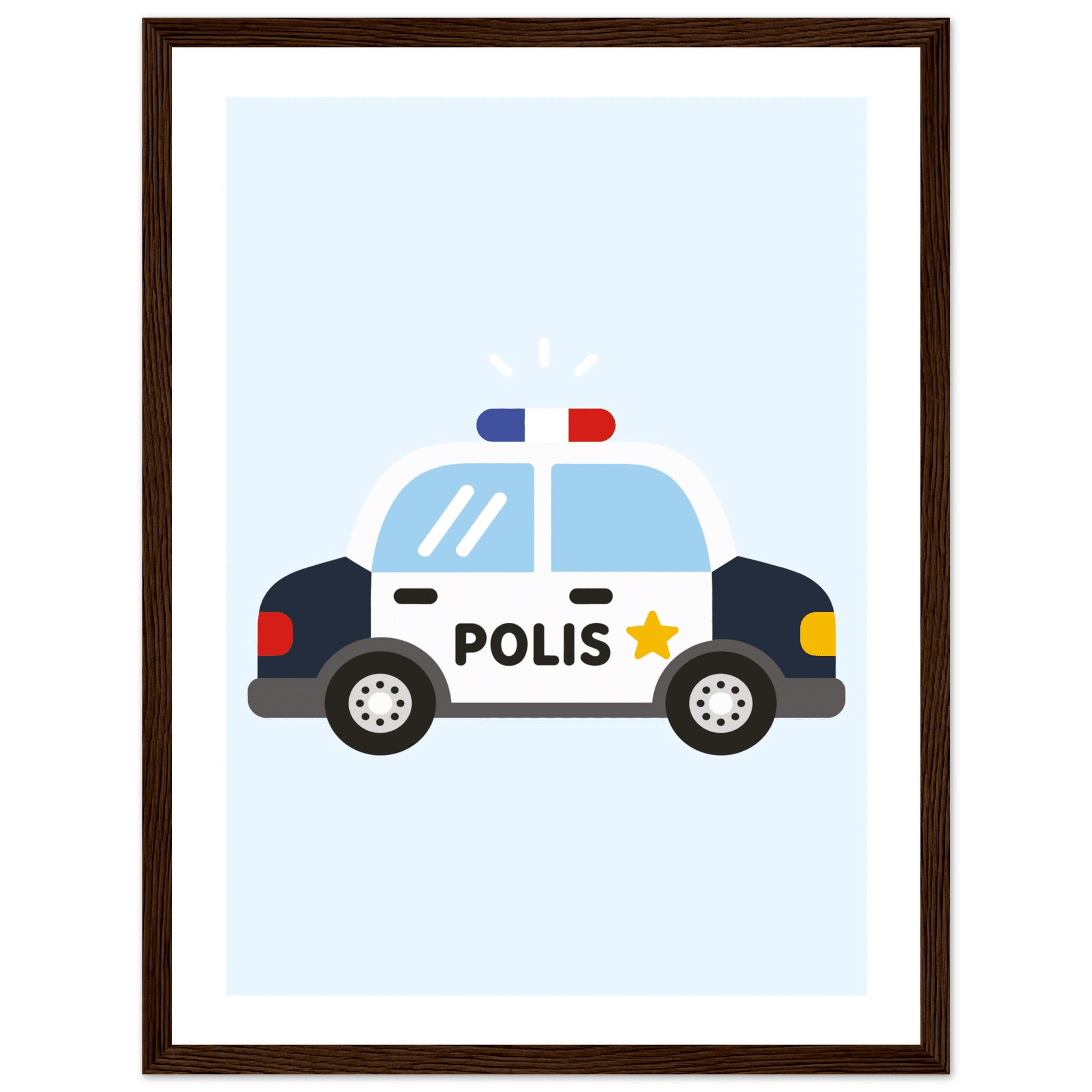 Polisbil Poster poster
