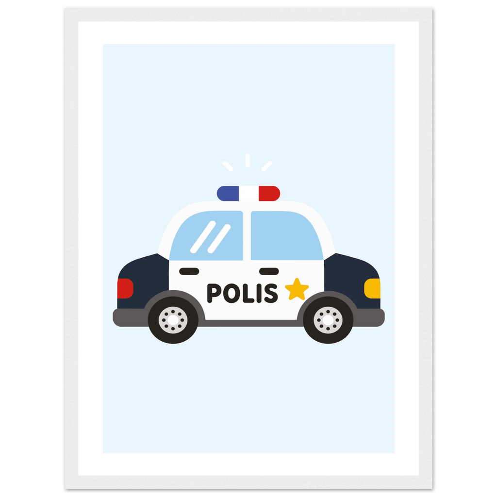 Polisbil Poster poster