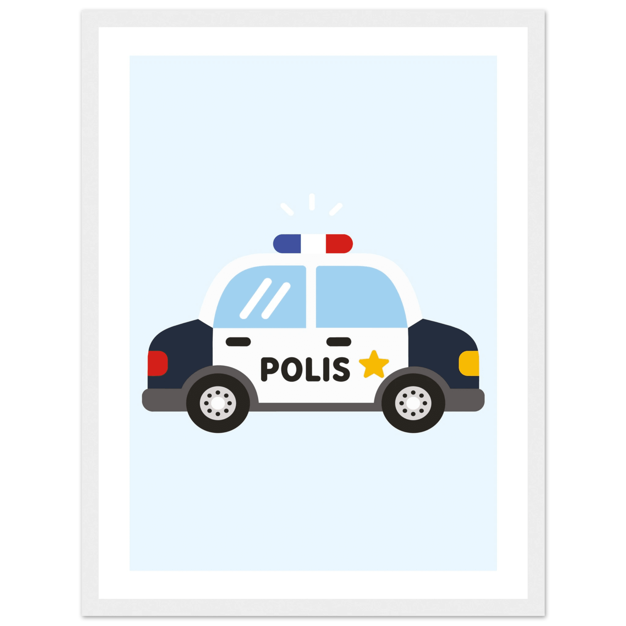 Polisbil Poster poster