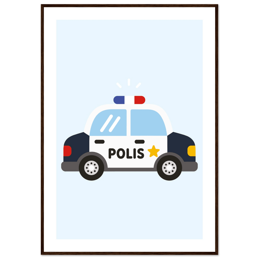 Polisbil Poster poster