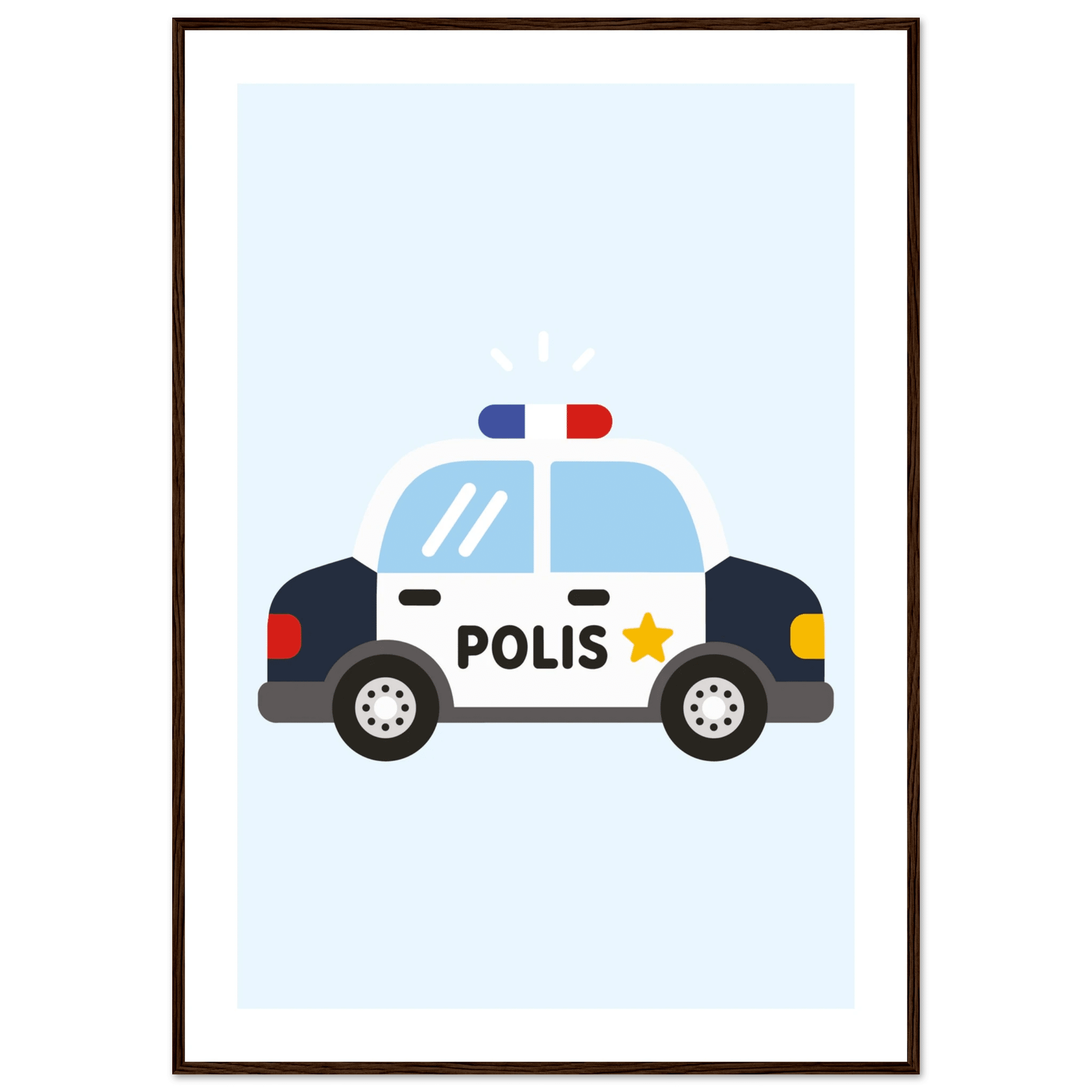 Polisbil Poster poster