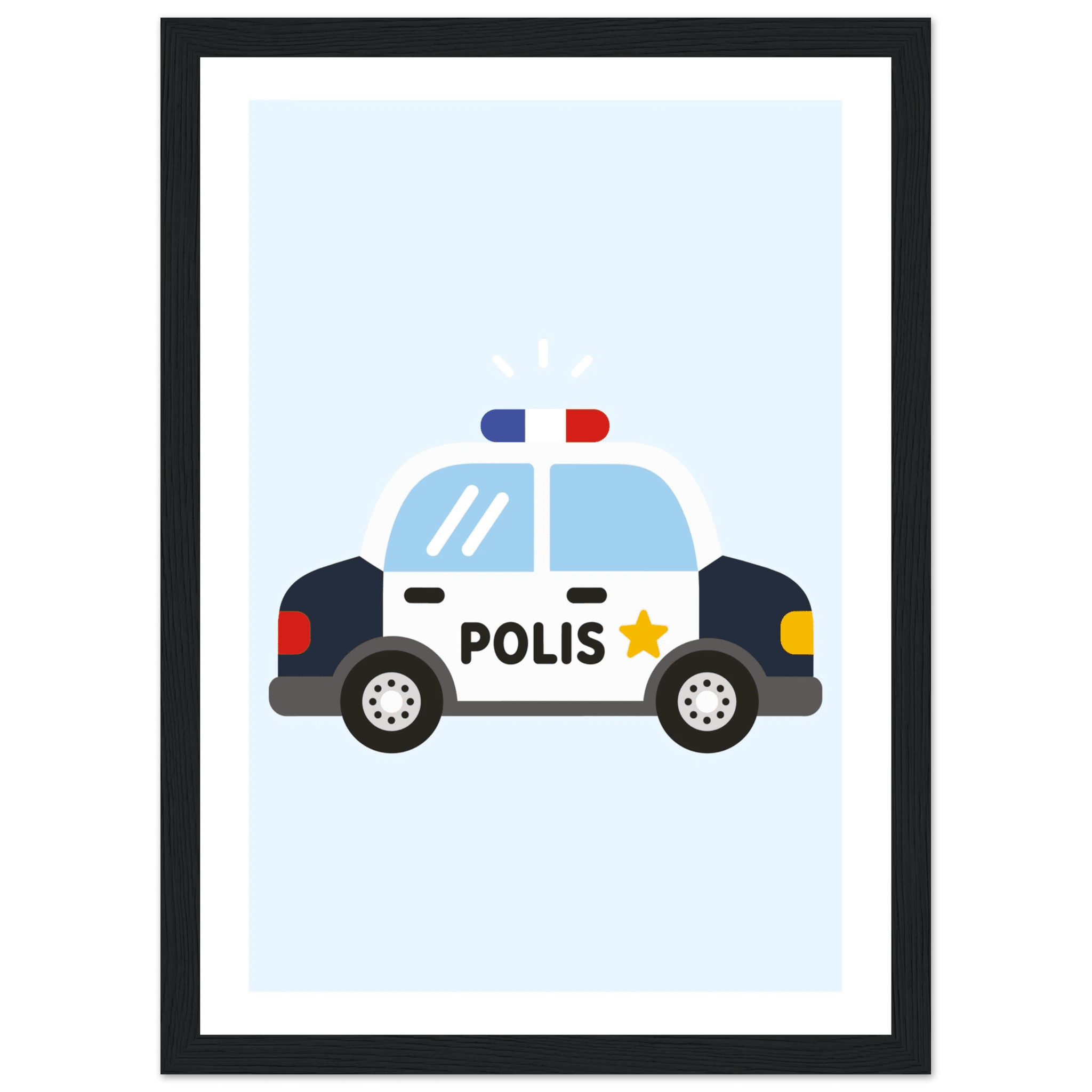 Polisbil Poster poster