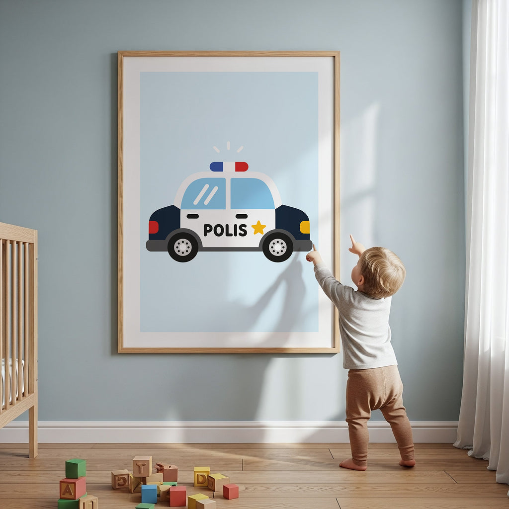 Polisbil Poster poster