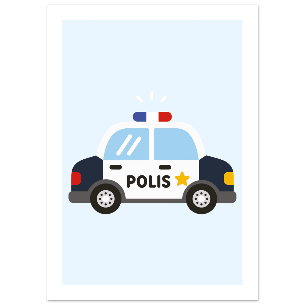 Polisbil Poster poster