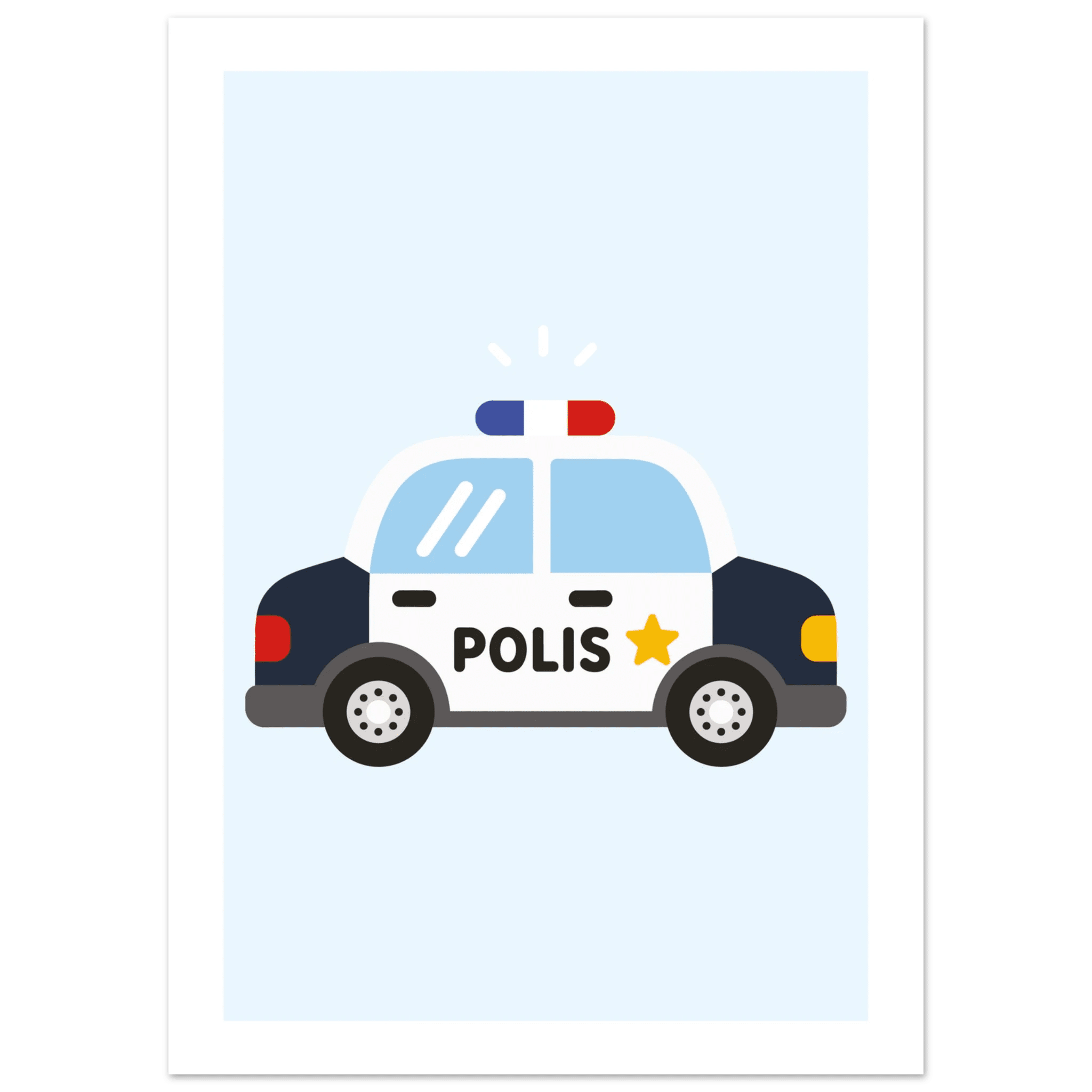 Polisbil Poster poster