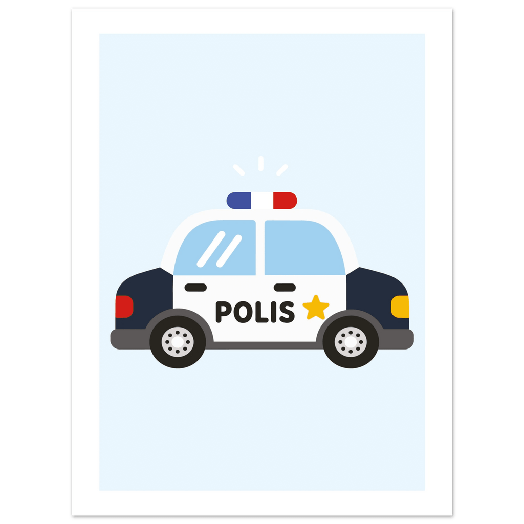 Polisbil Poster poster
