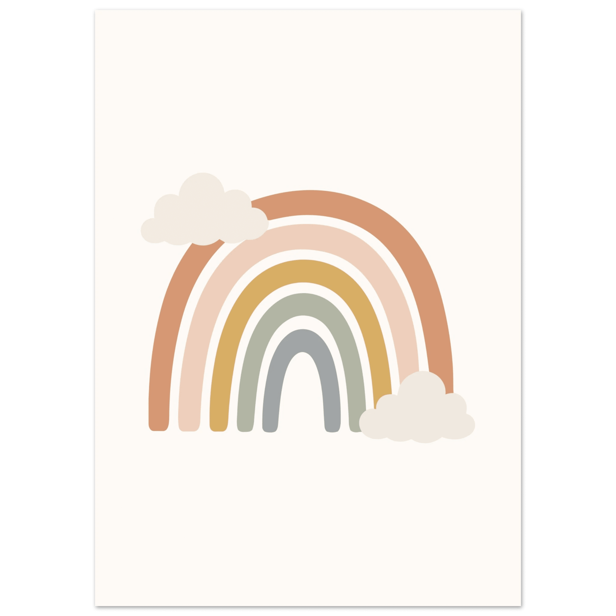Regnbågsposter i skandinaviska färger poster