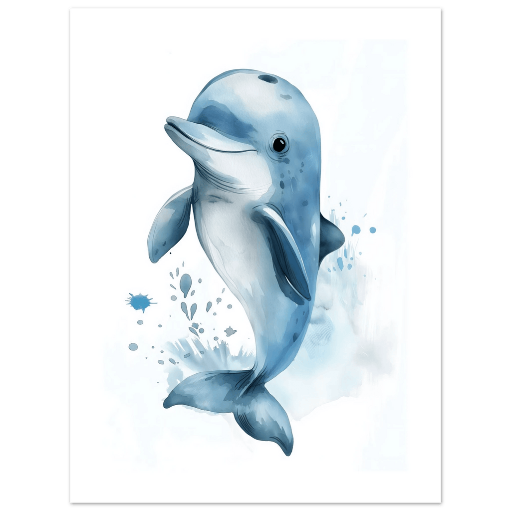 Söt delfin poster poster