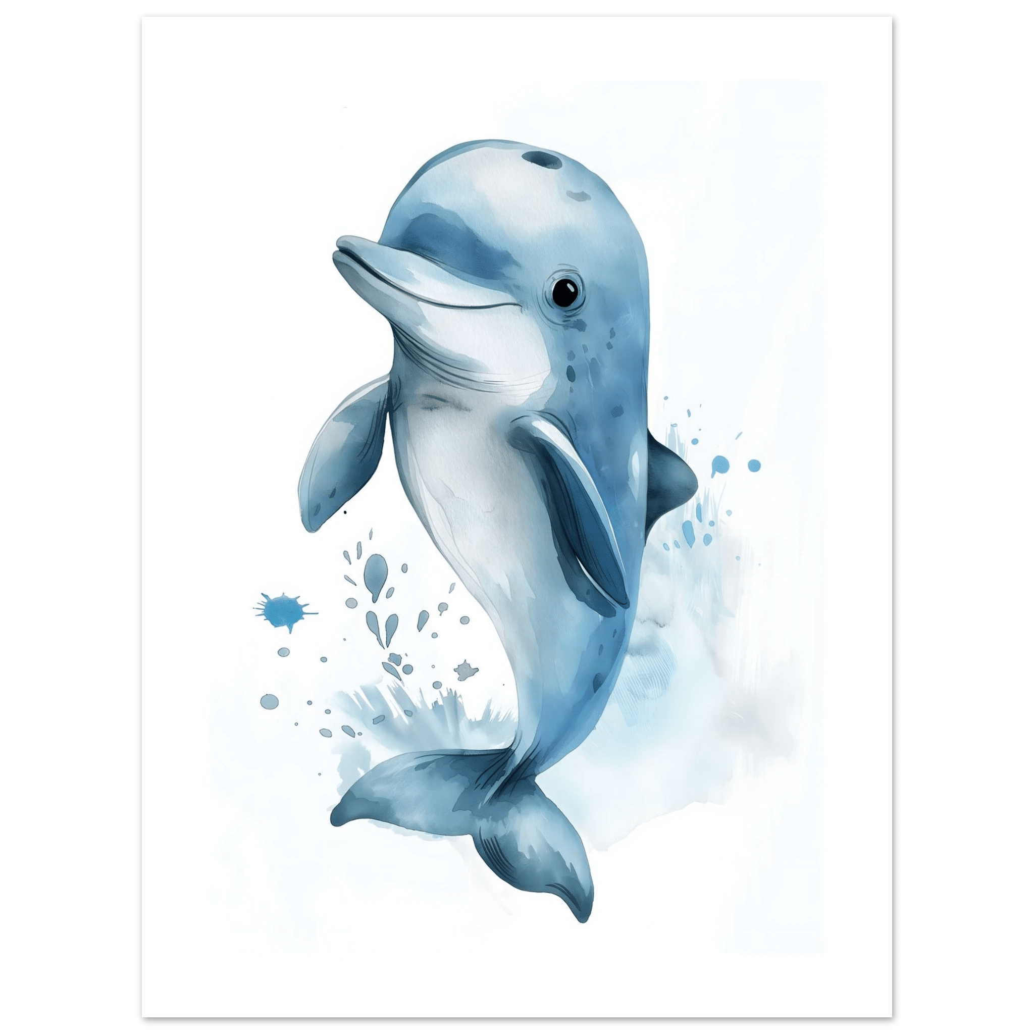 Söt delfin poster poster
