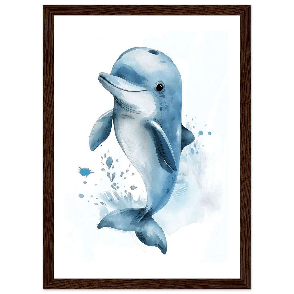 Söt delfin poster poster