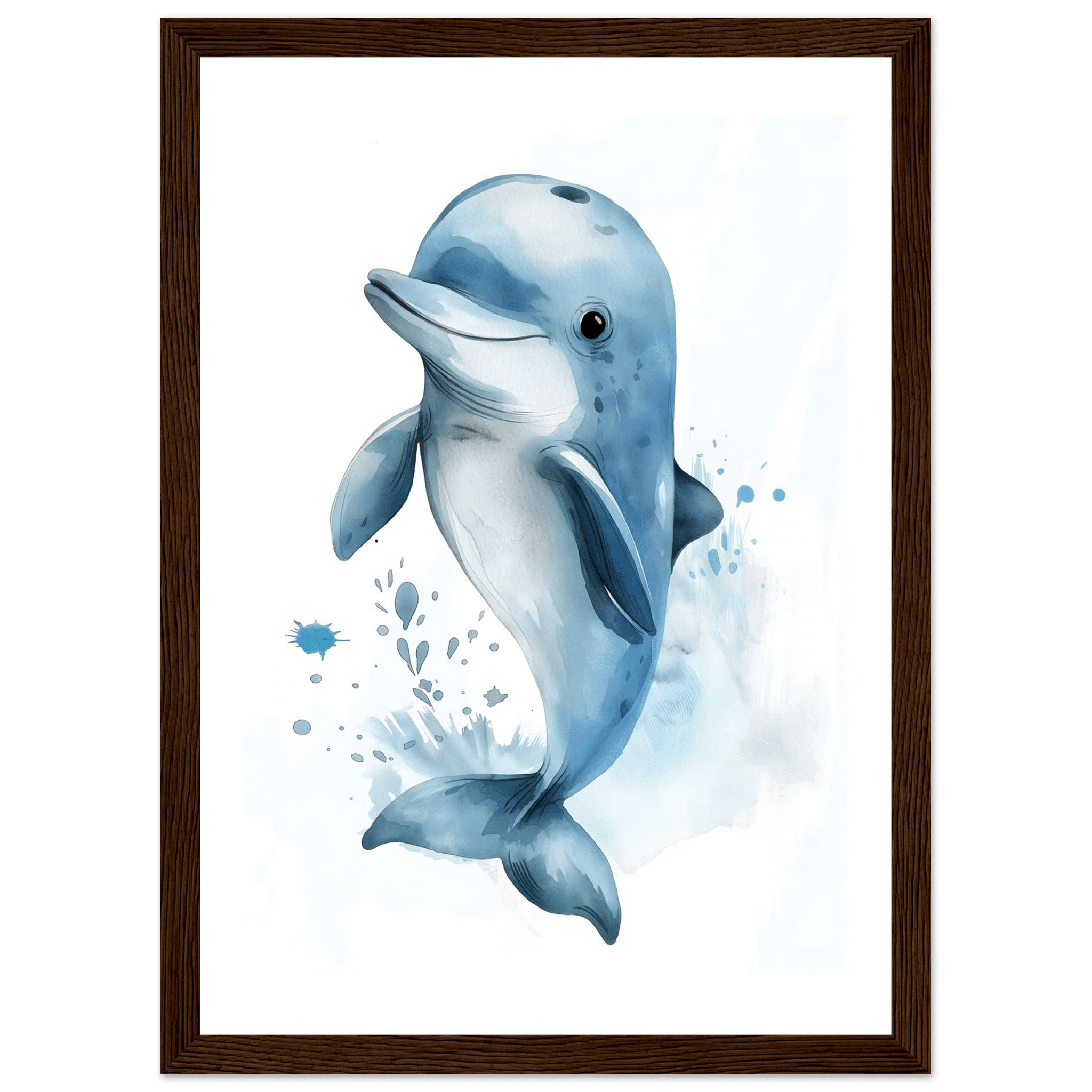 Söt delfin poster poster