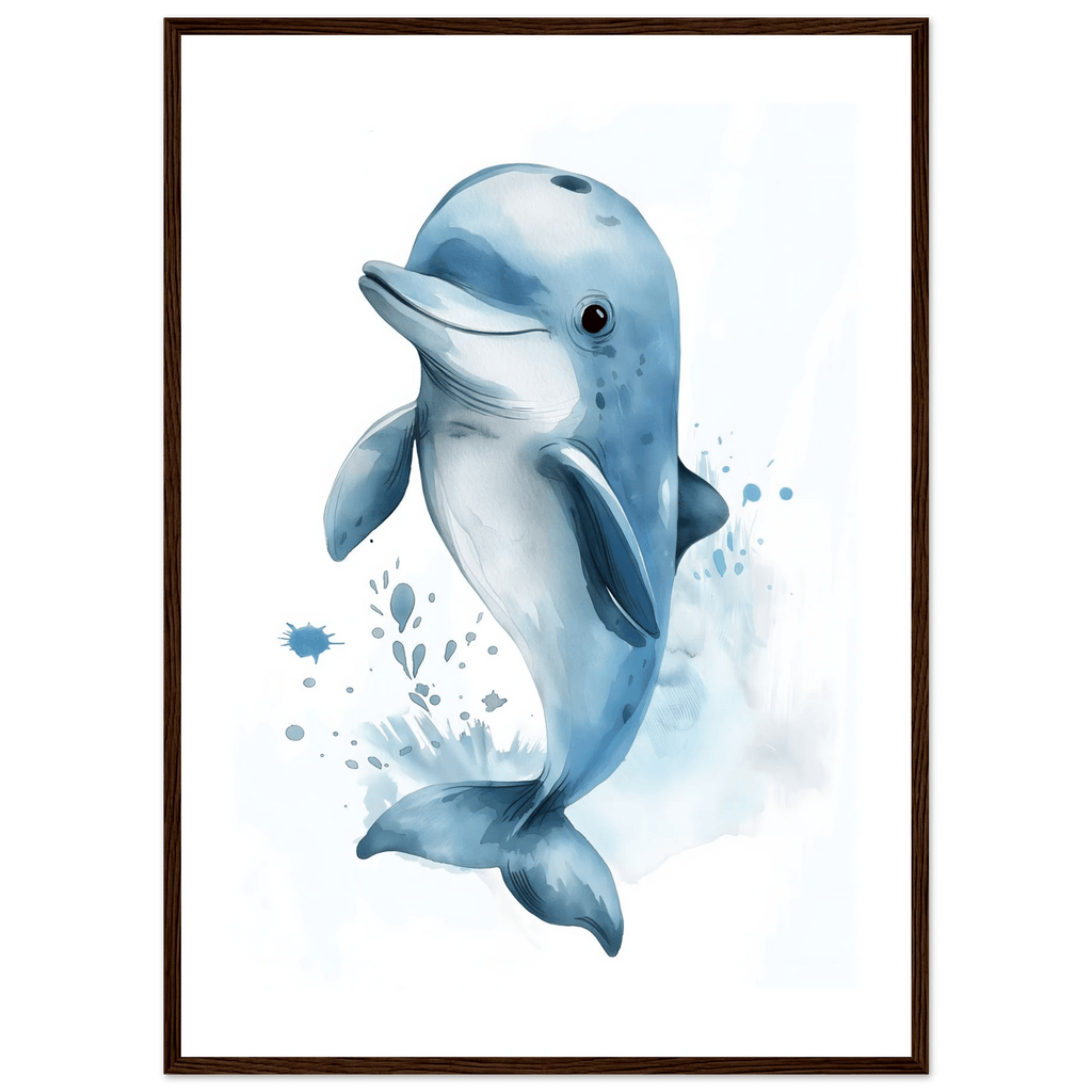 Söt delfin poster poster