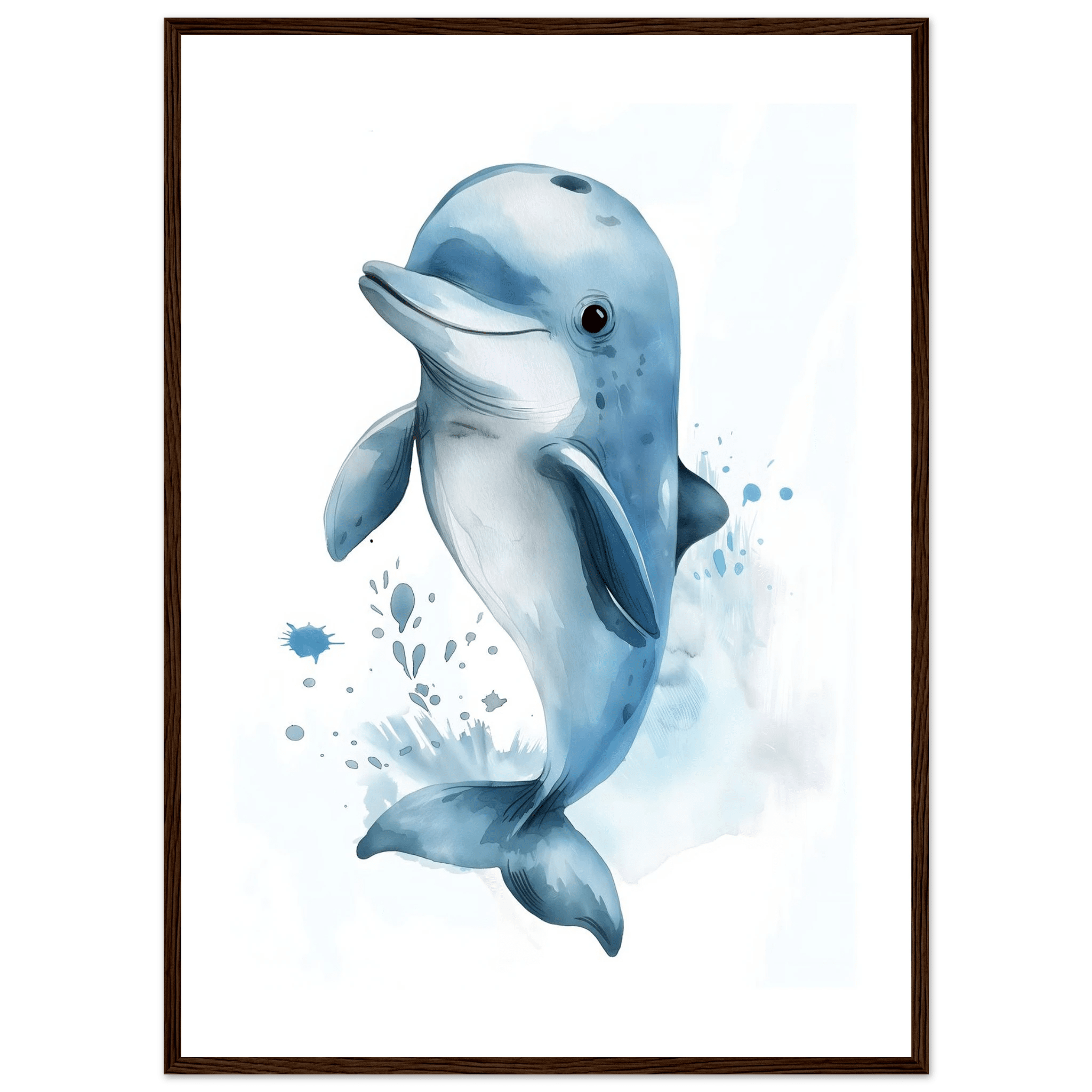 Söt delfin poster poster