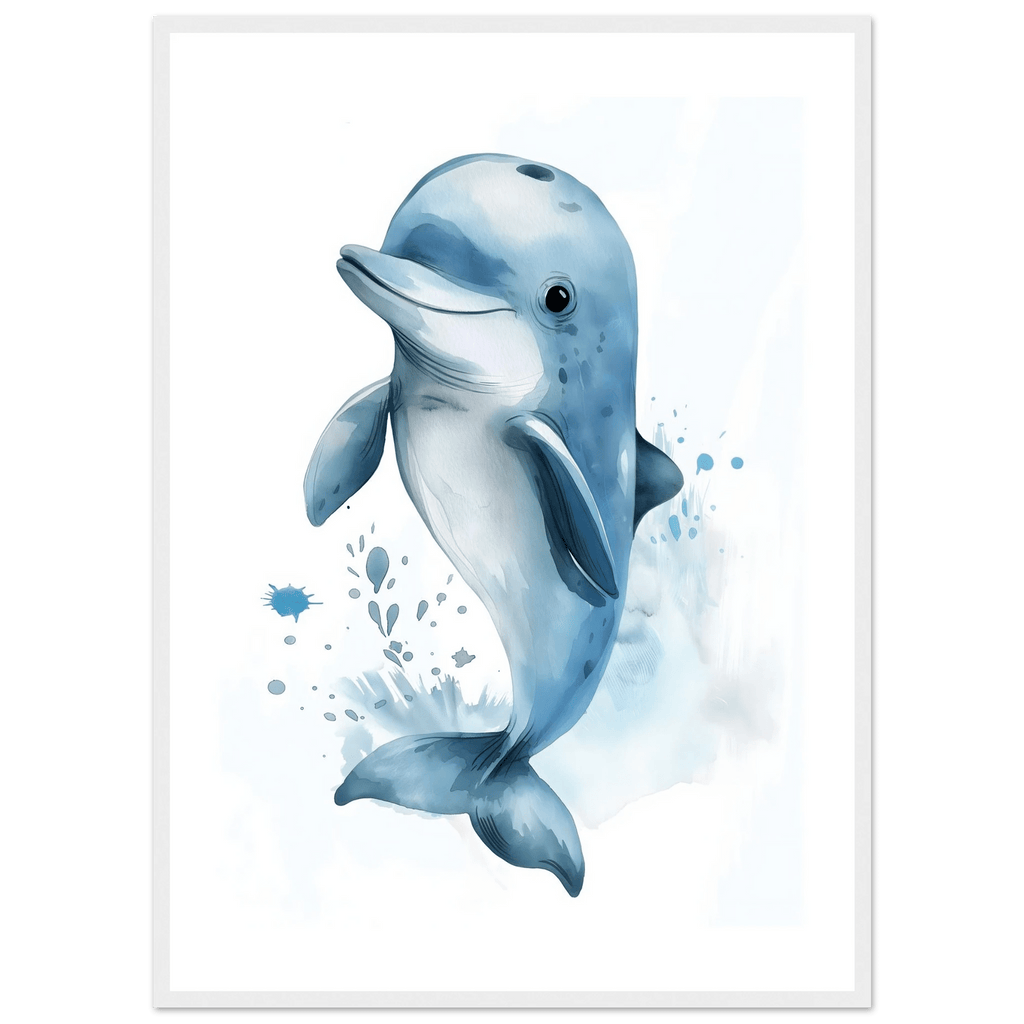 Söt delfin poster poster