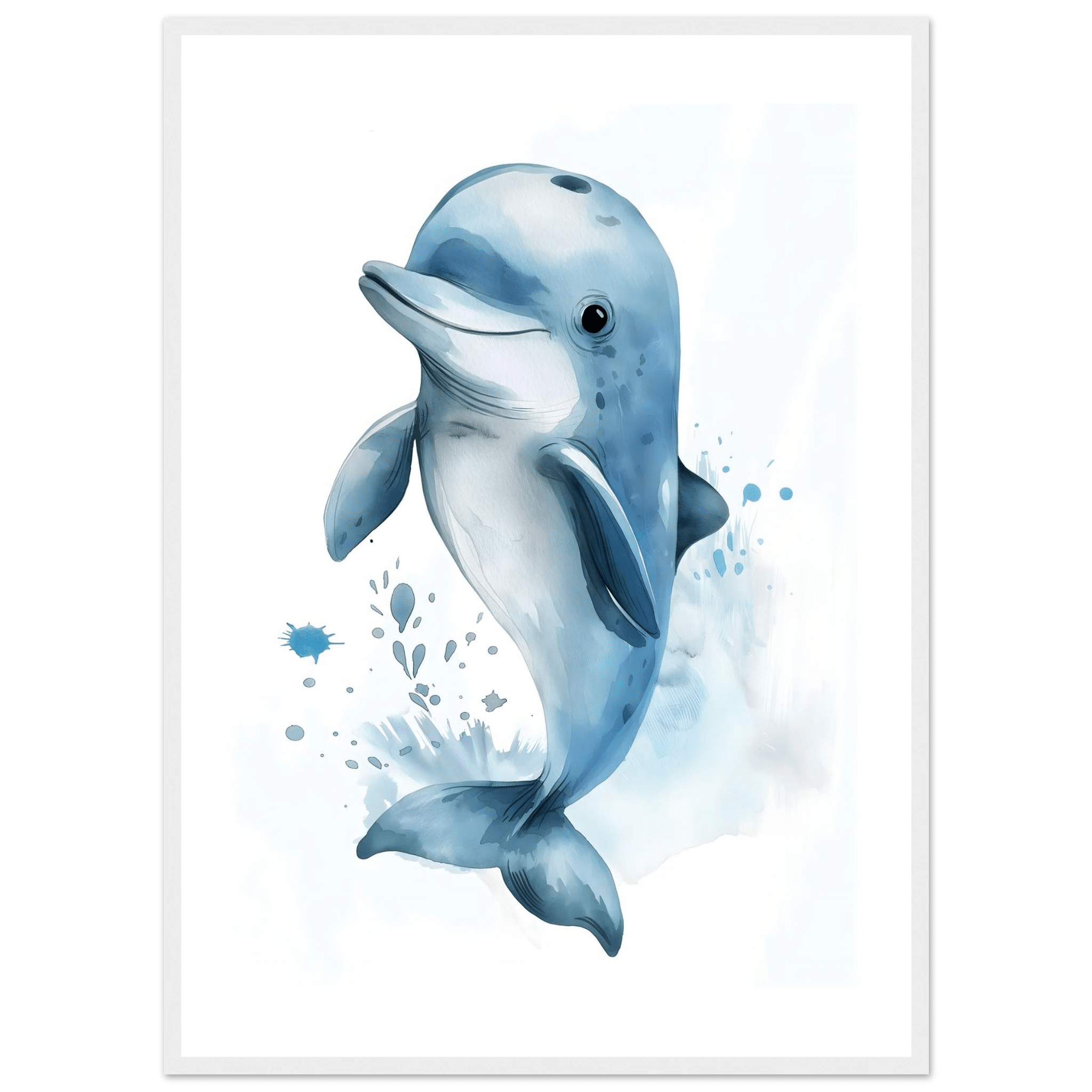 Söt delfin poster poster