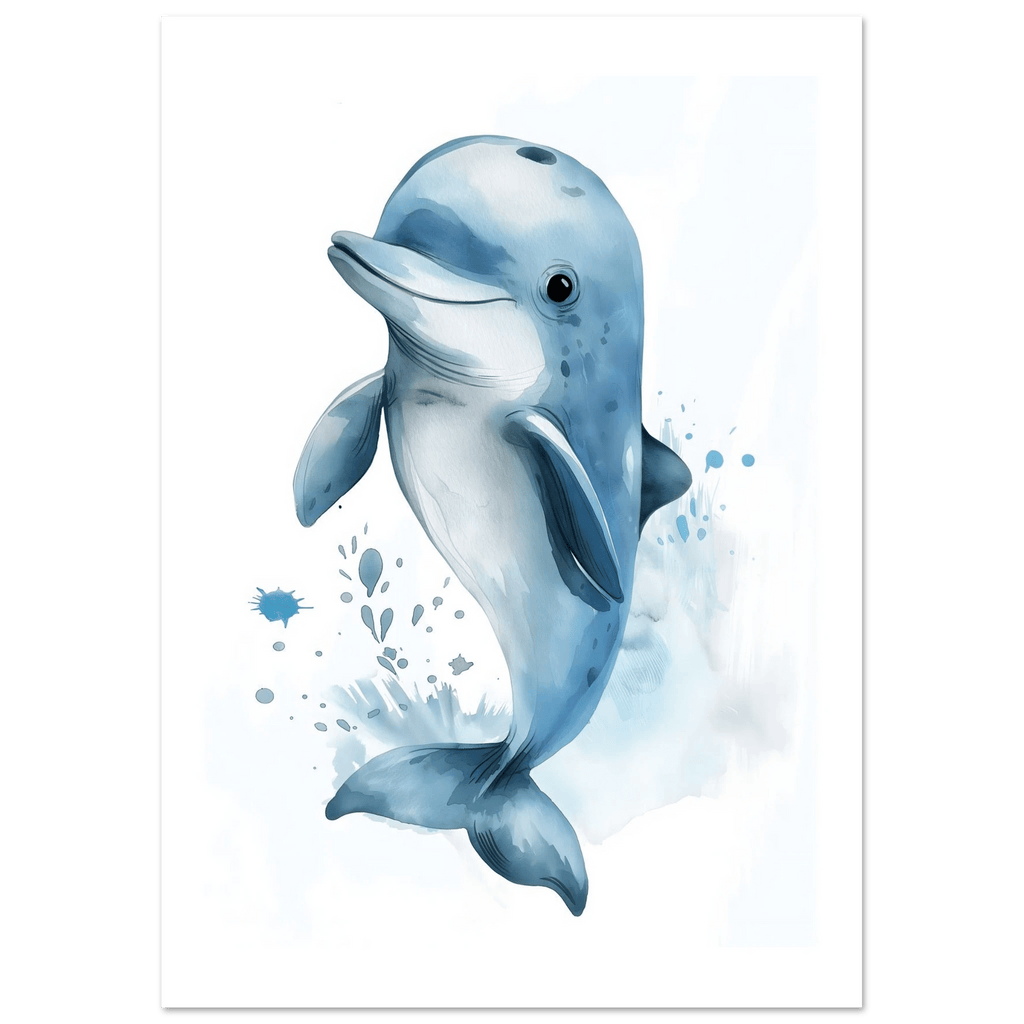 Söt delfin poster poster