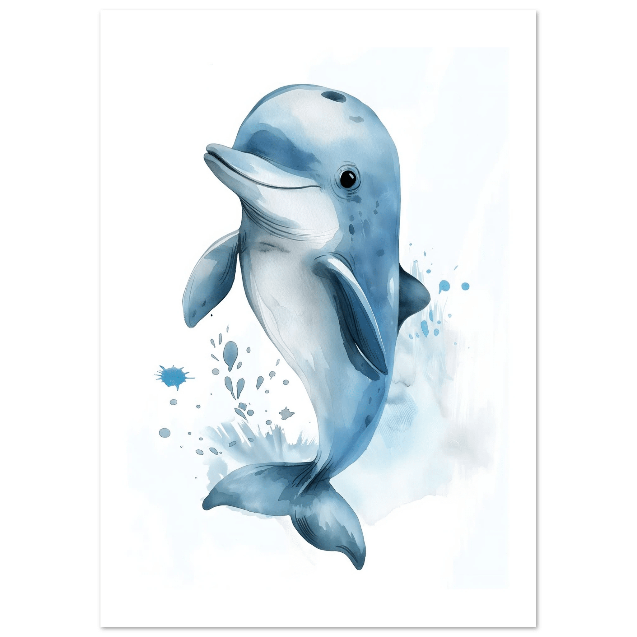 Söt delfin poster poster