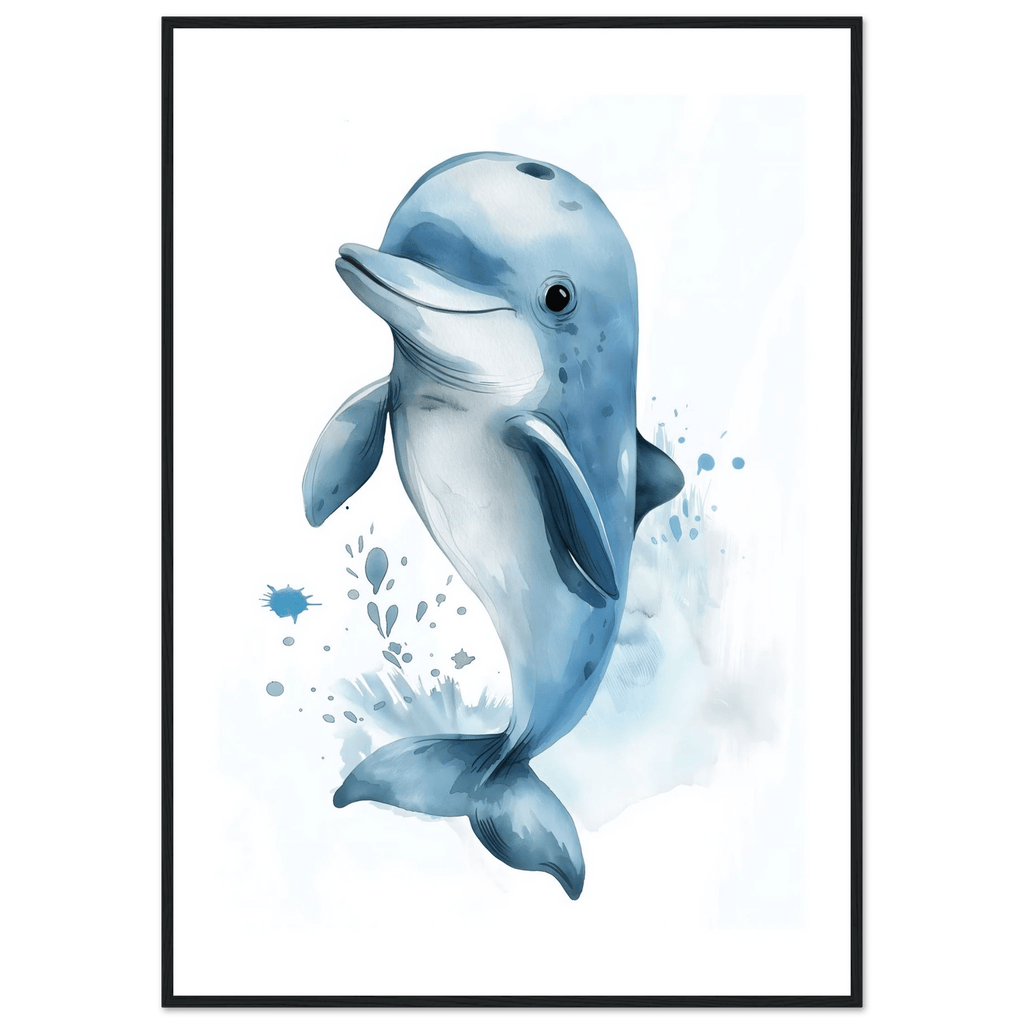 Söt delfin poster poster