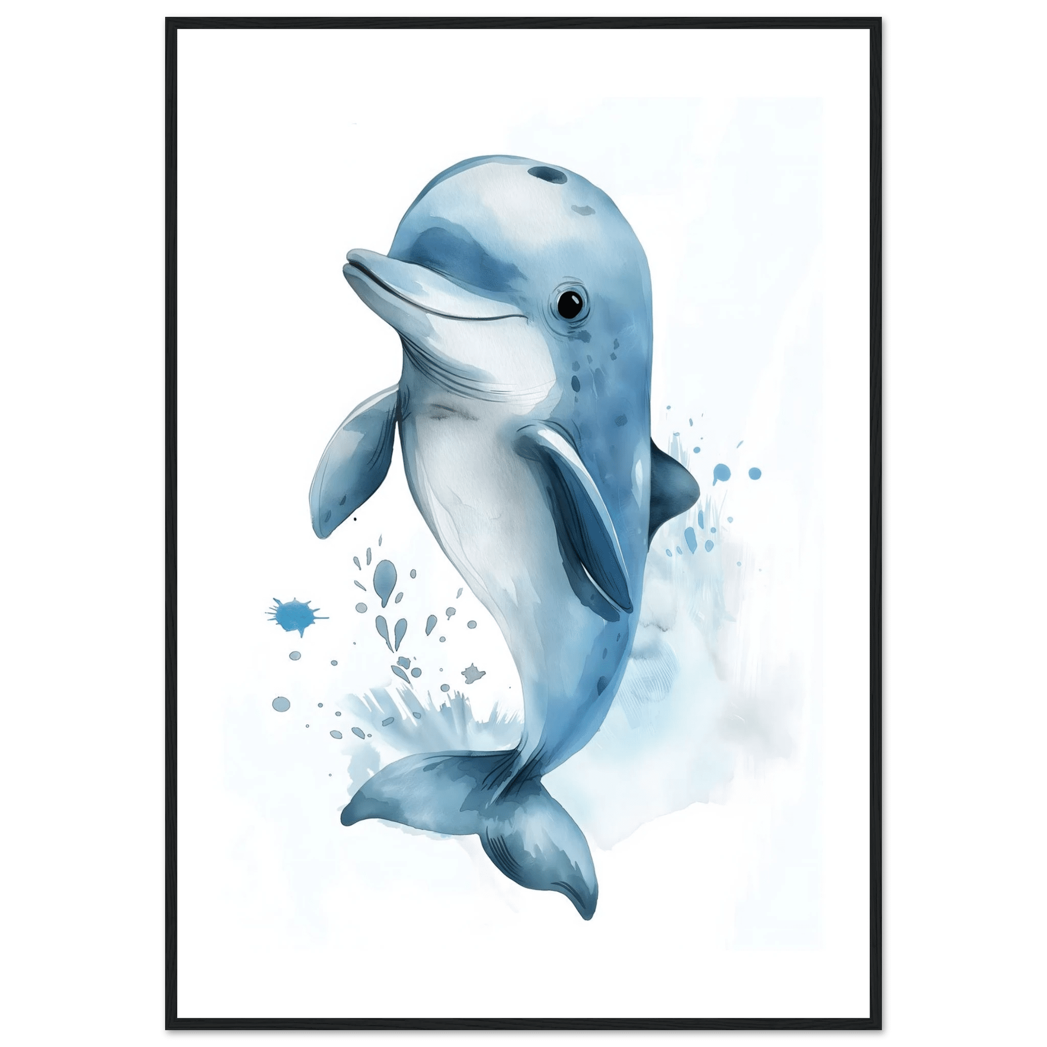 Söt delfin poster poster