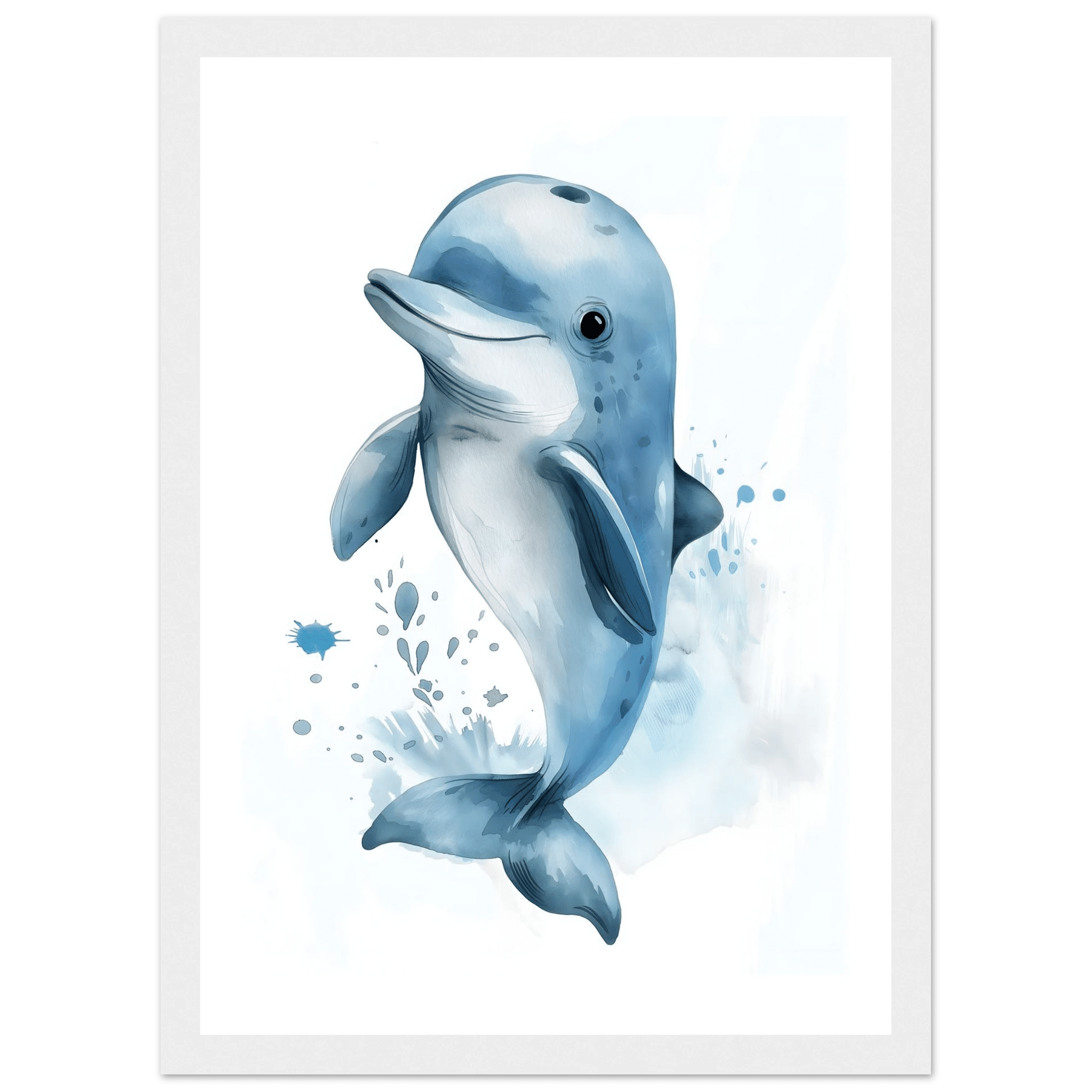 Söt delfin poster poster