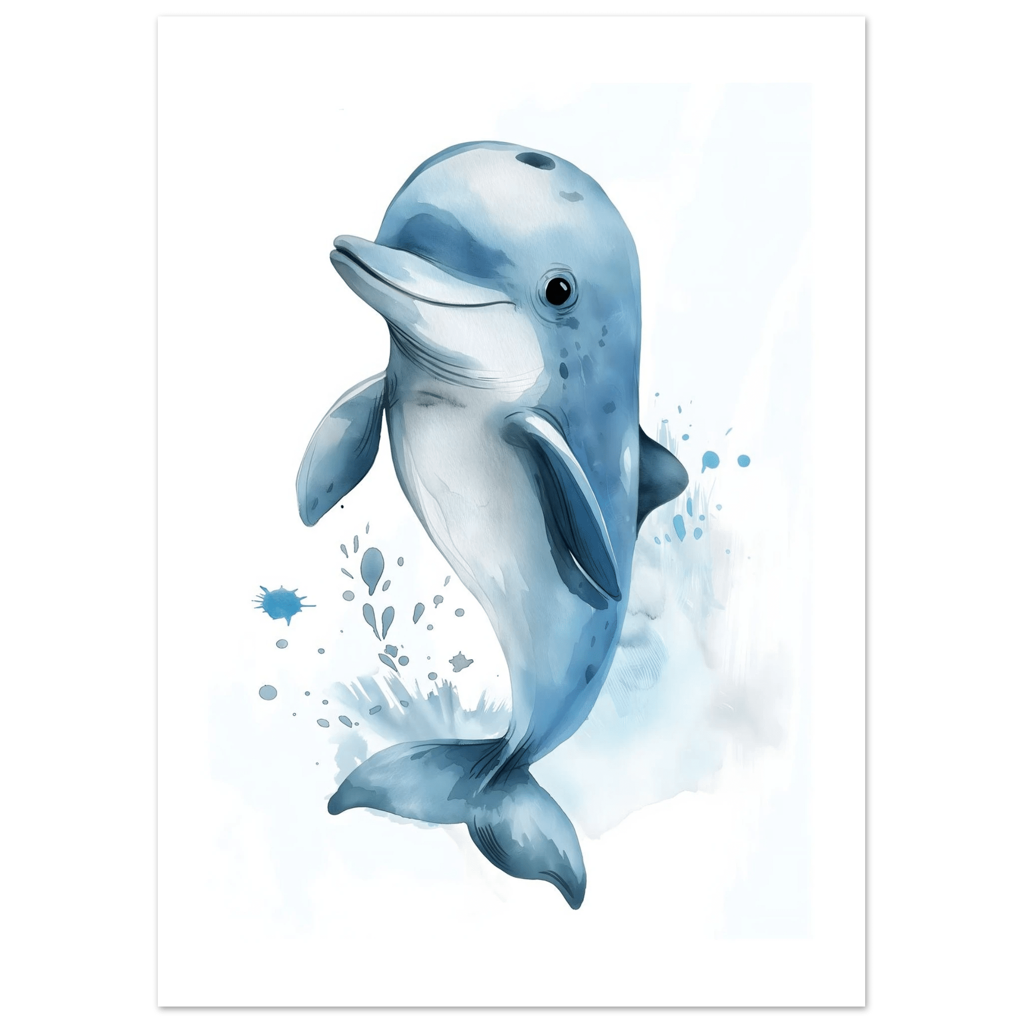 Söt delfin poster poster