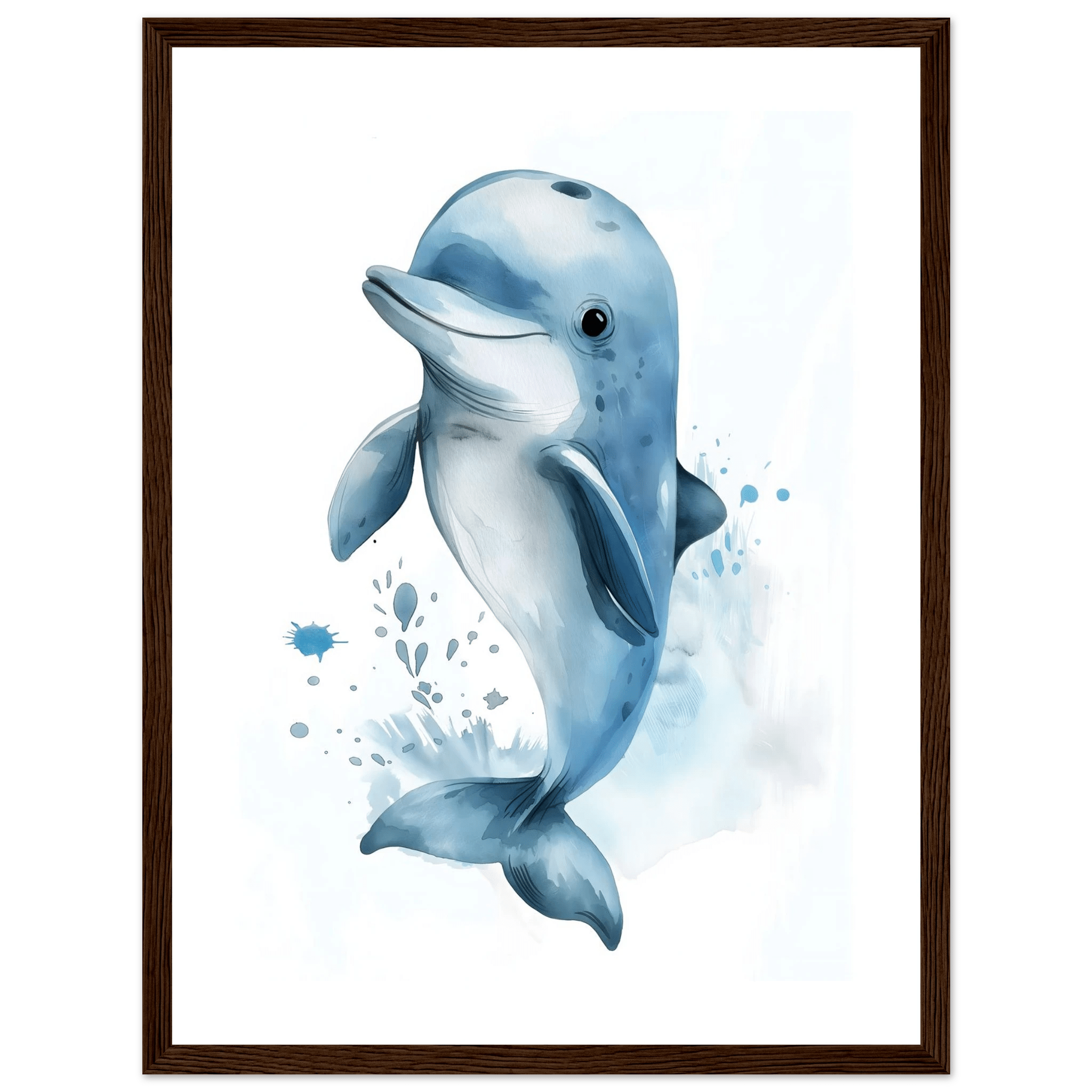 Söt delfin poster poster