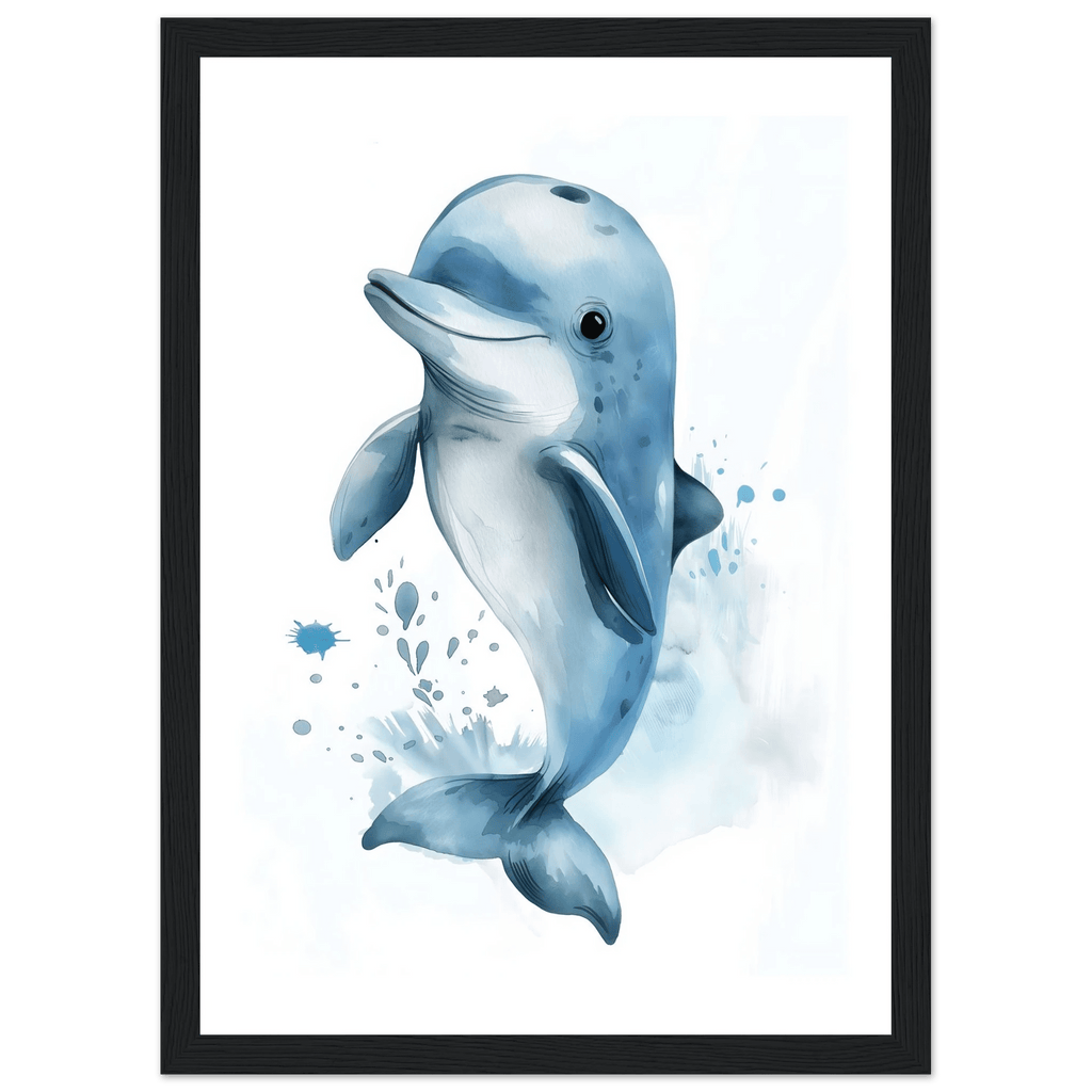Söt delfin poster poster