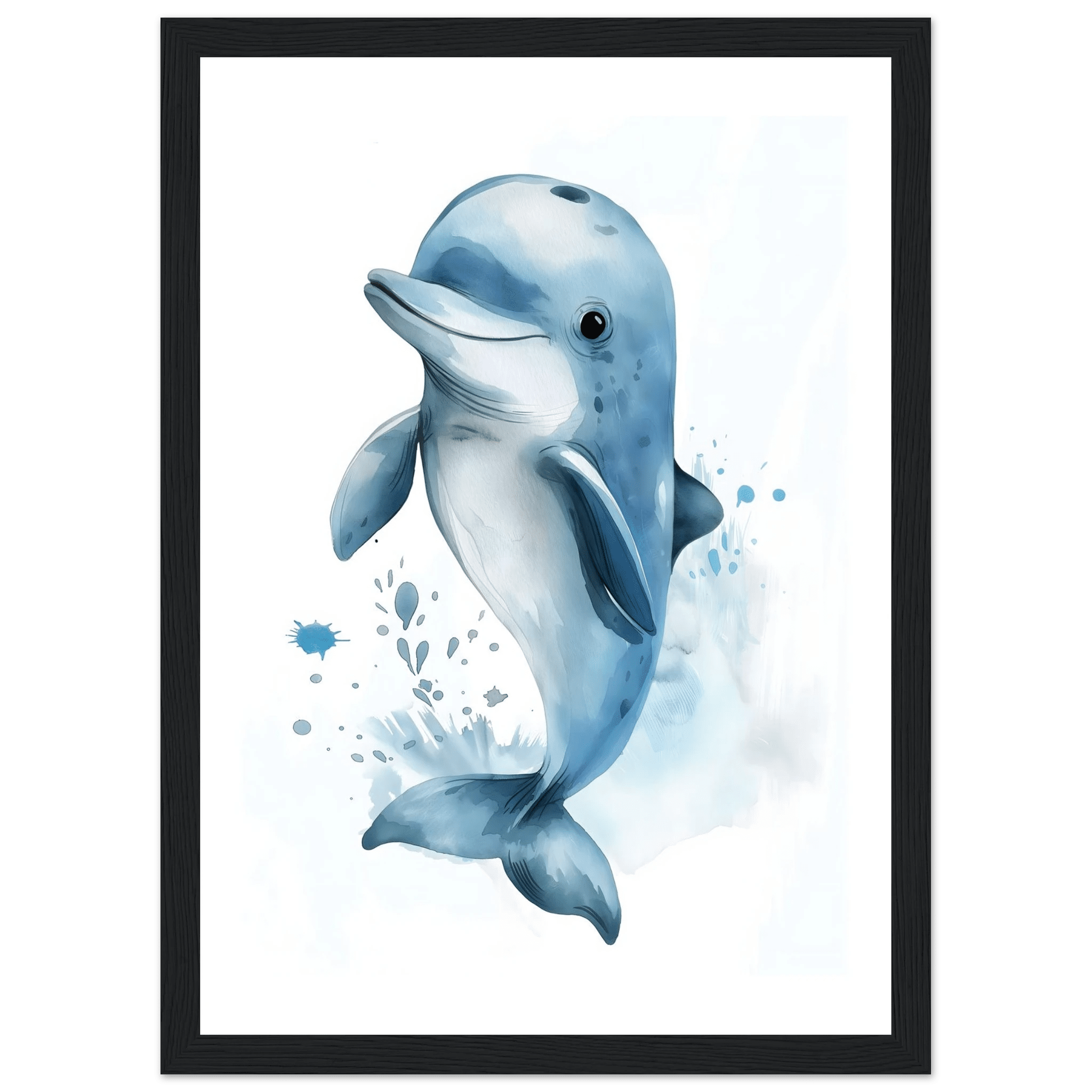 Söt delfin poster poster