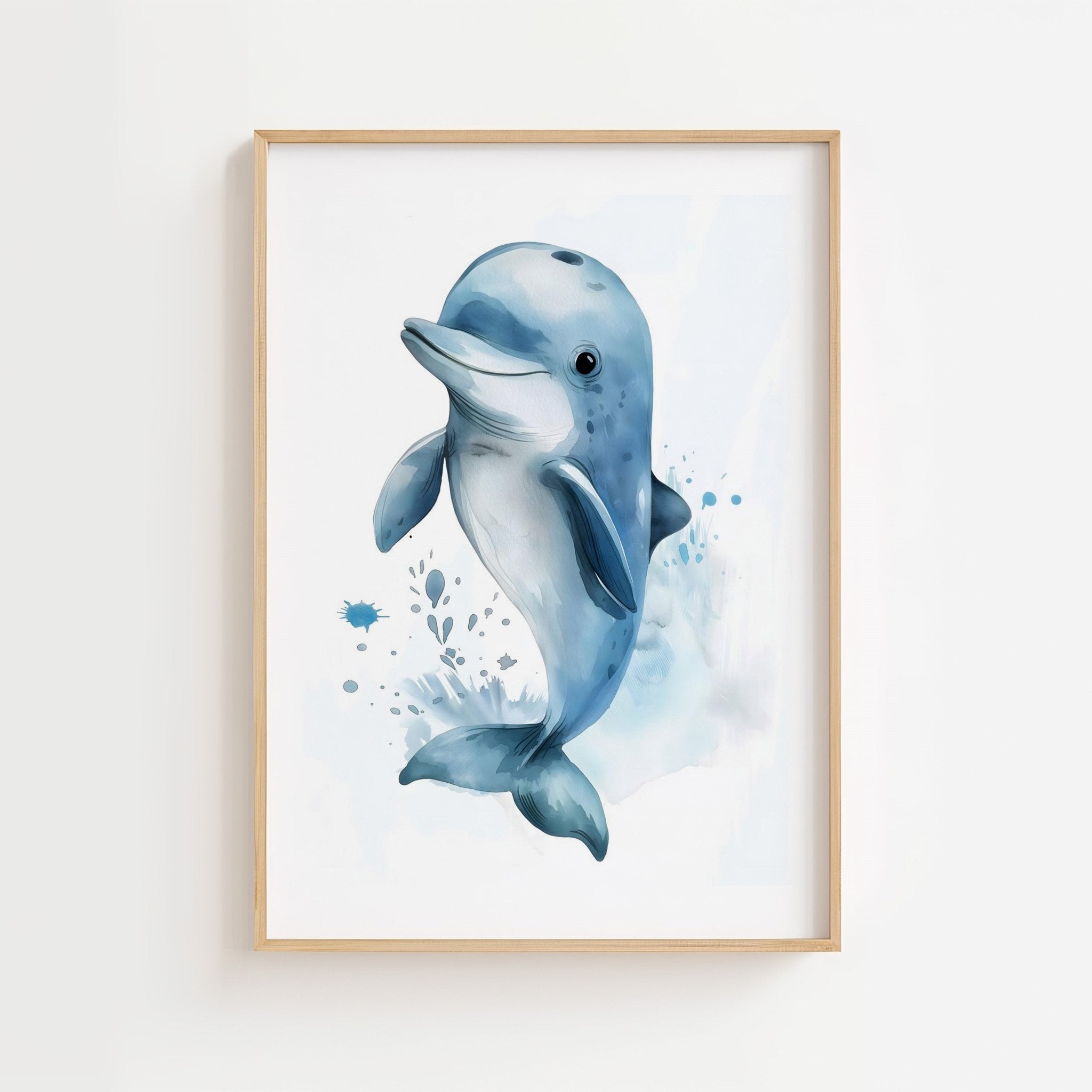 Söt delfin poster poster