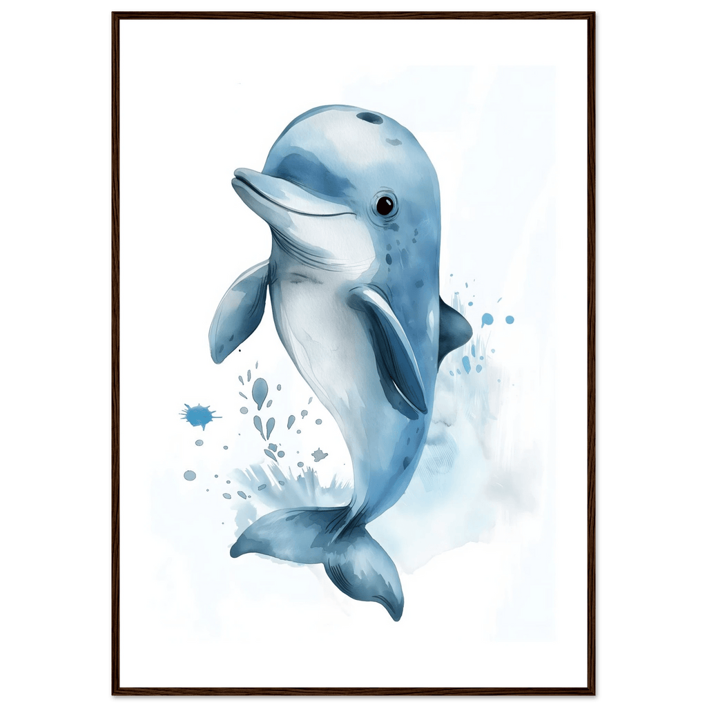 Söt delfin poster poster
