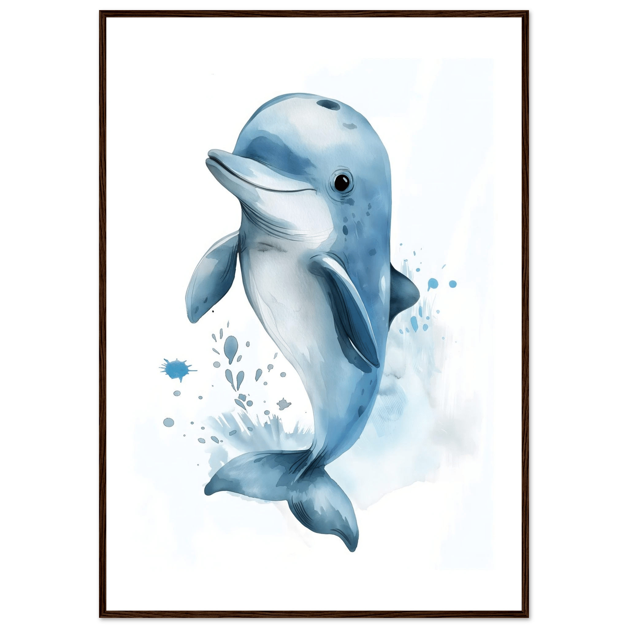 Söt delfin poster poster