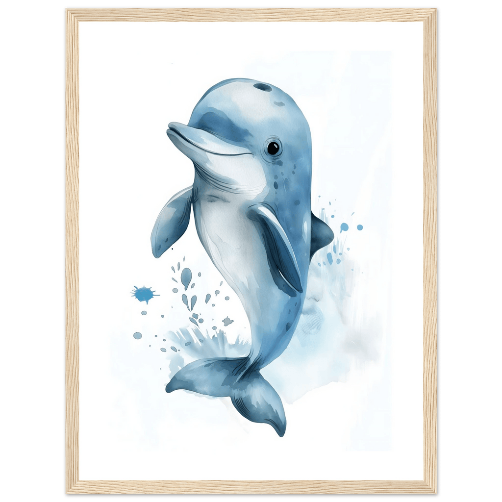 Söt delfin poster poster