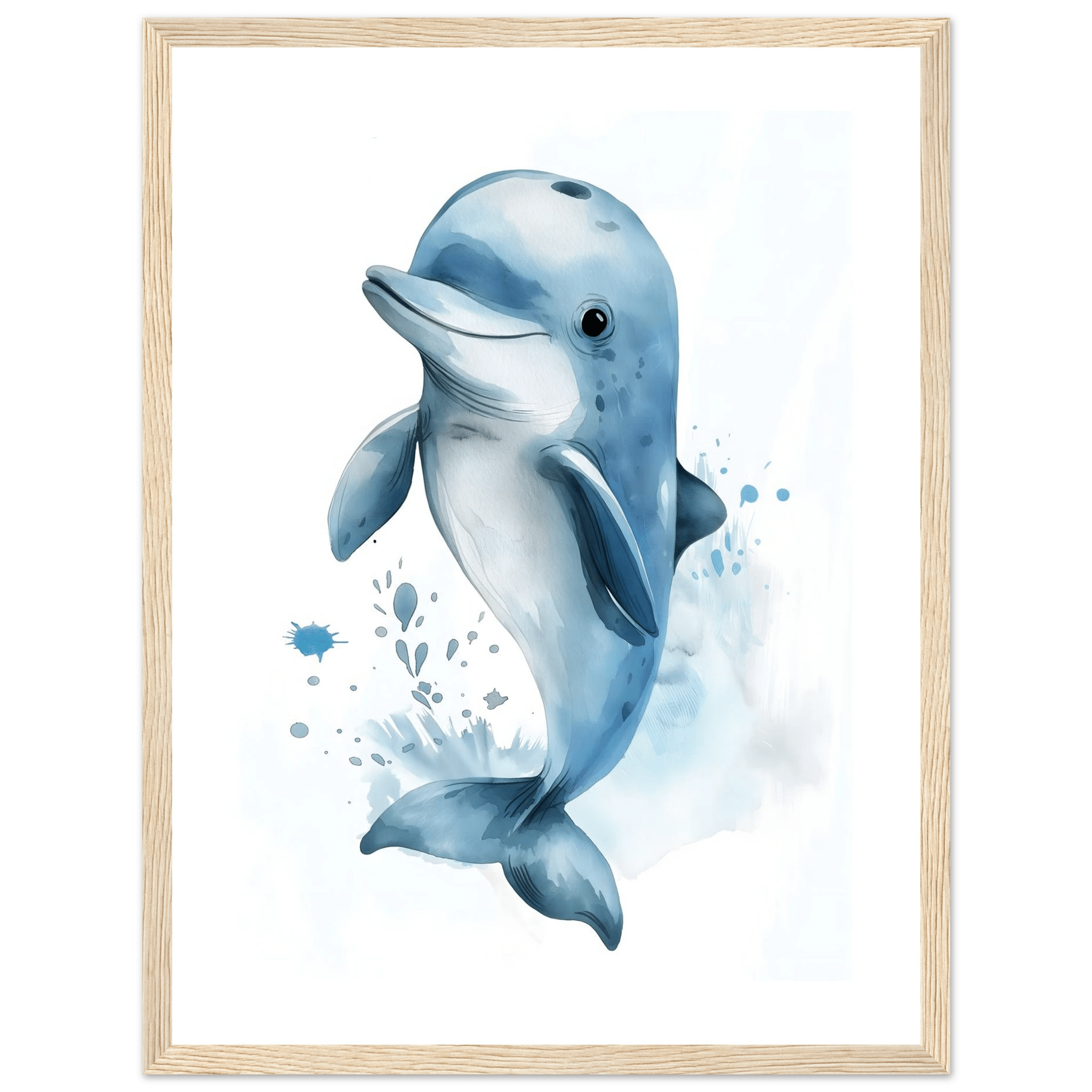 Söt delfin poster poster