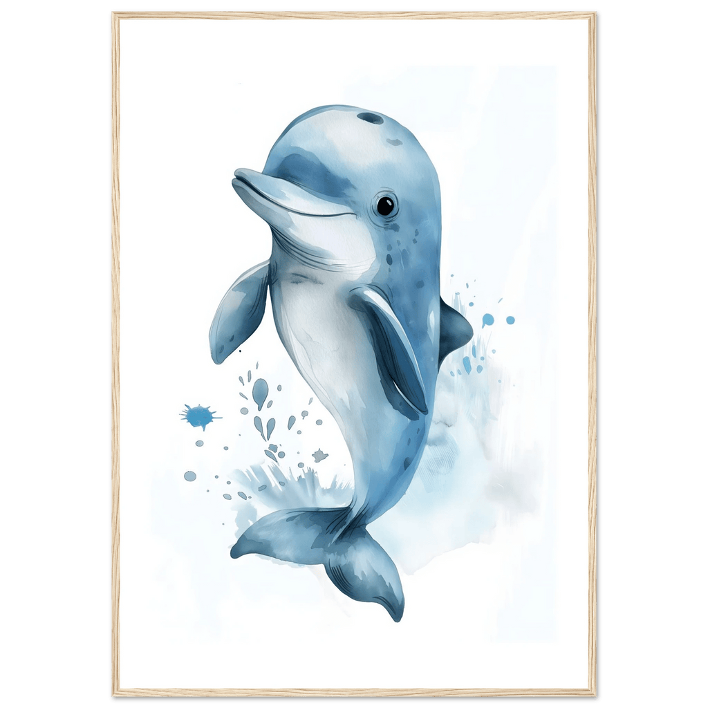 Söt delfin poster poster