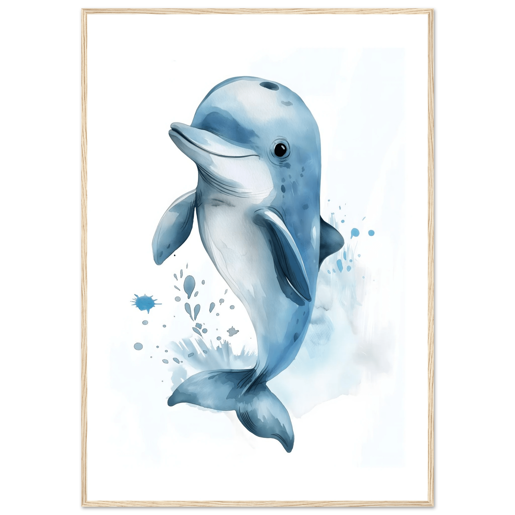 Söt delfin poster poster