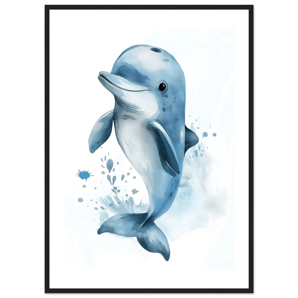 Söt delfin poster poster