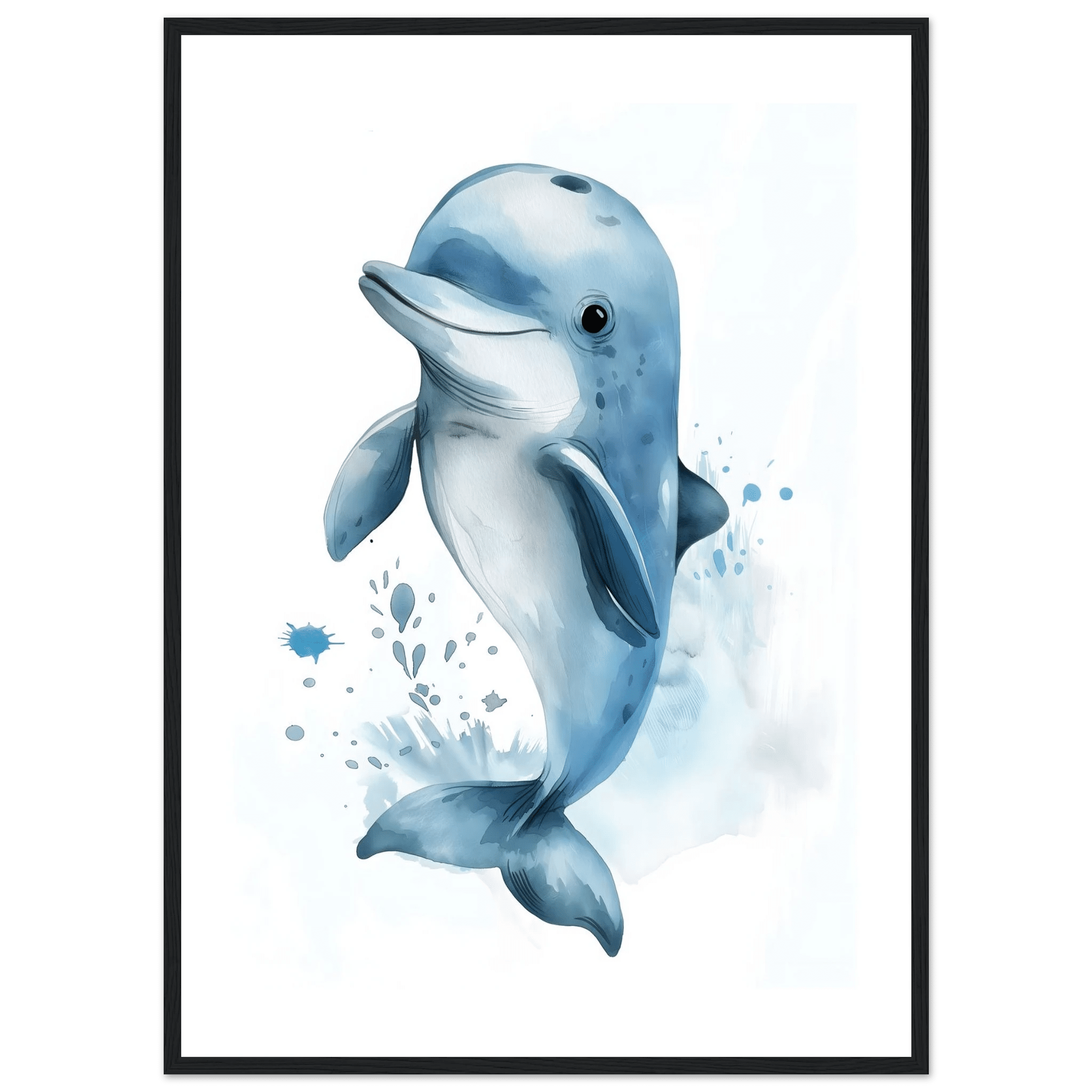 Söt delfin poster poster