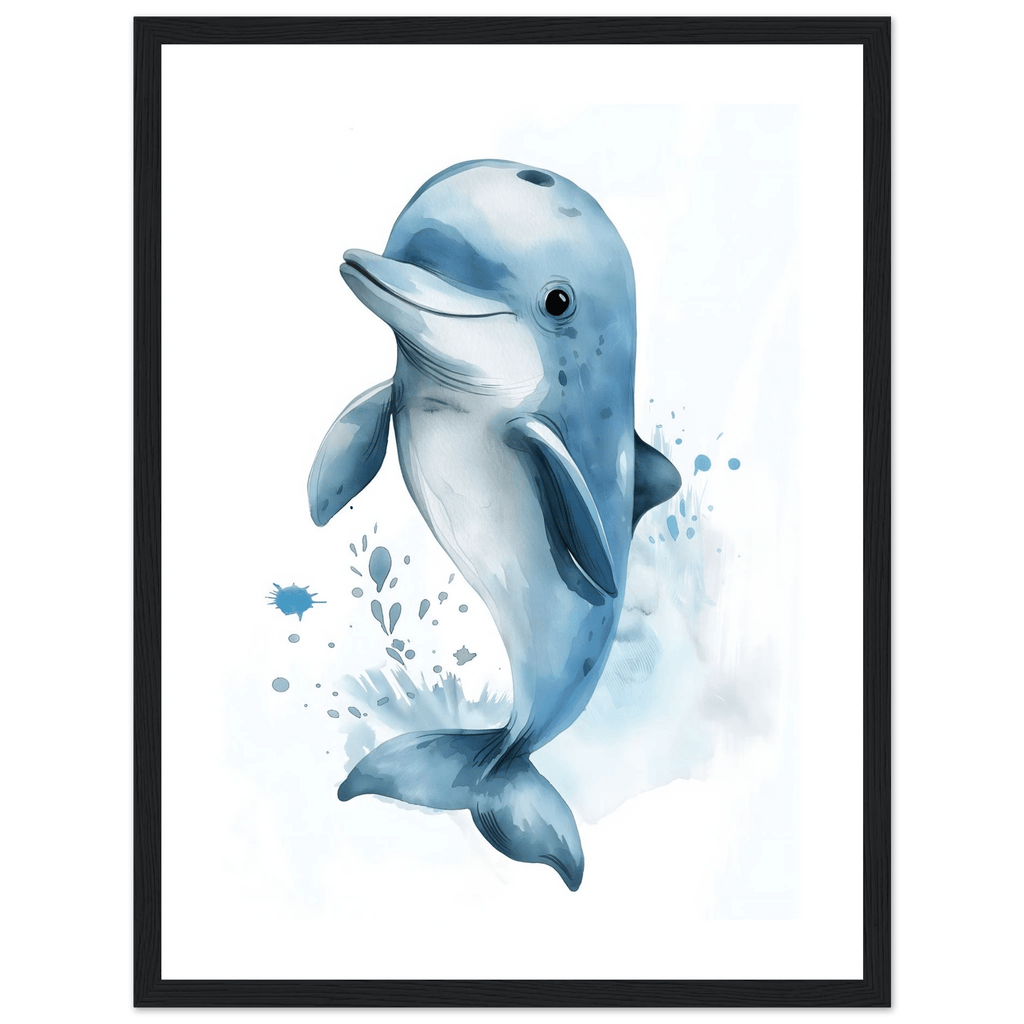 Söt delfin poster poster