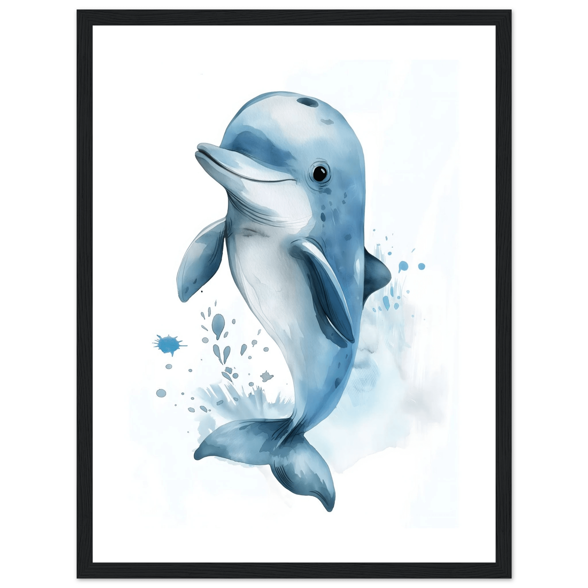 Söt delfin poster poster