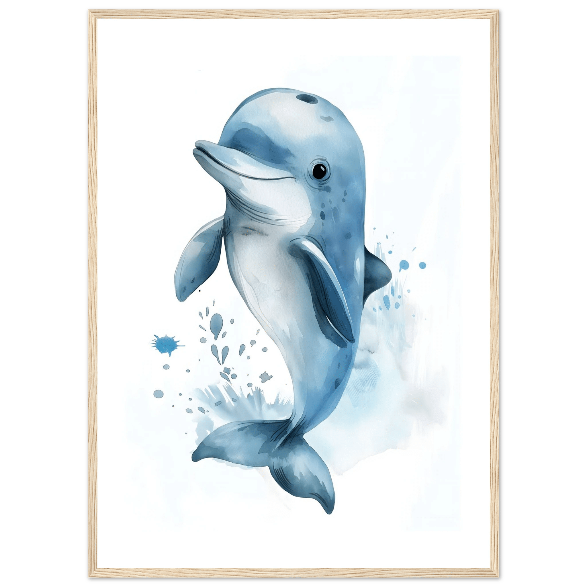 Söt delfin poster poster
