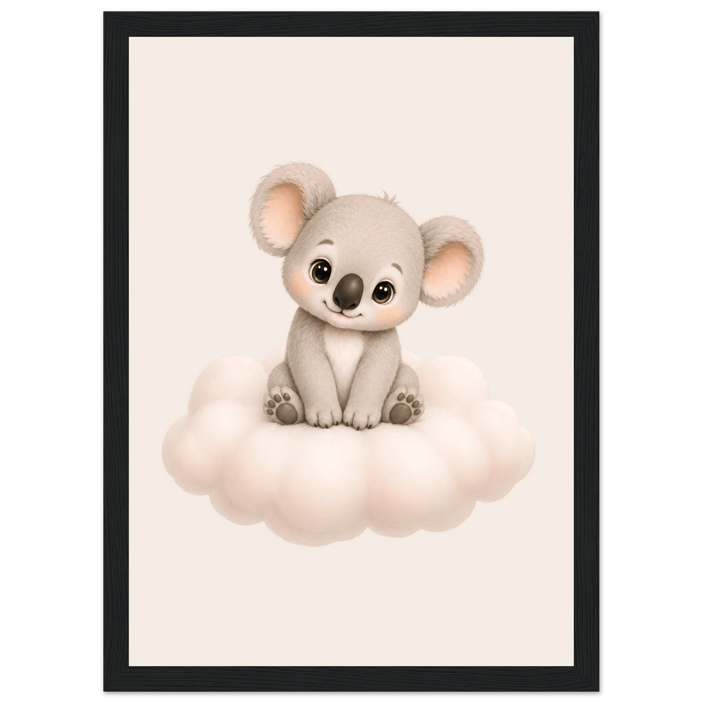 Söt koala på moln poster poster
