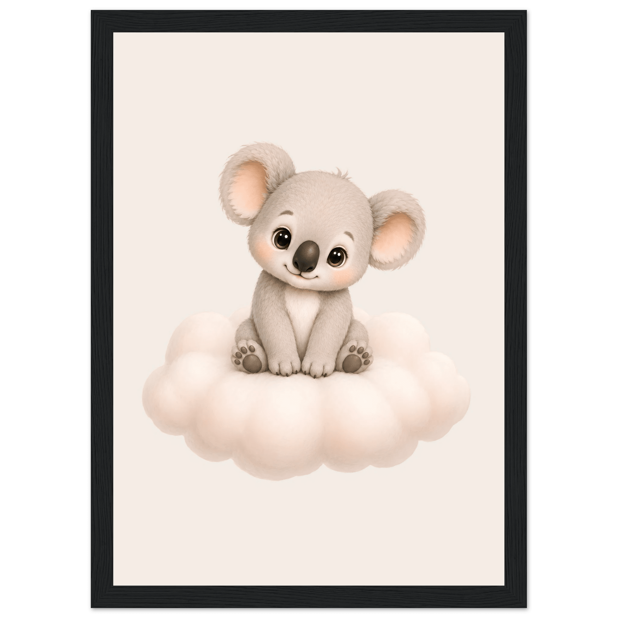 Söt koala på moln poster poster