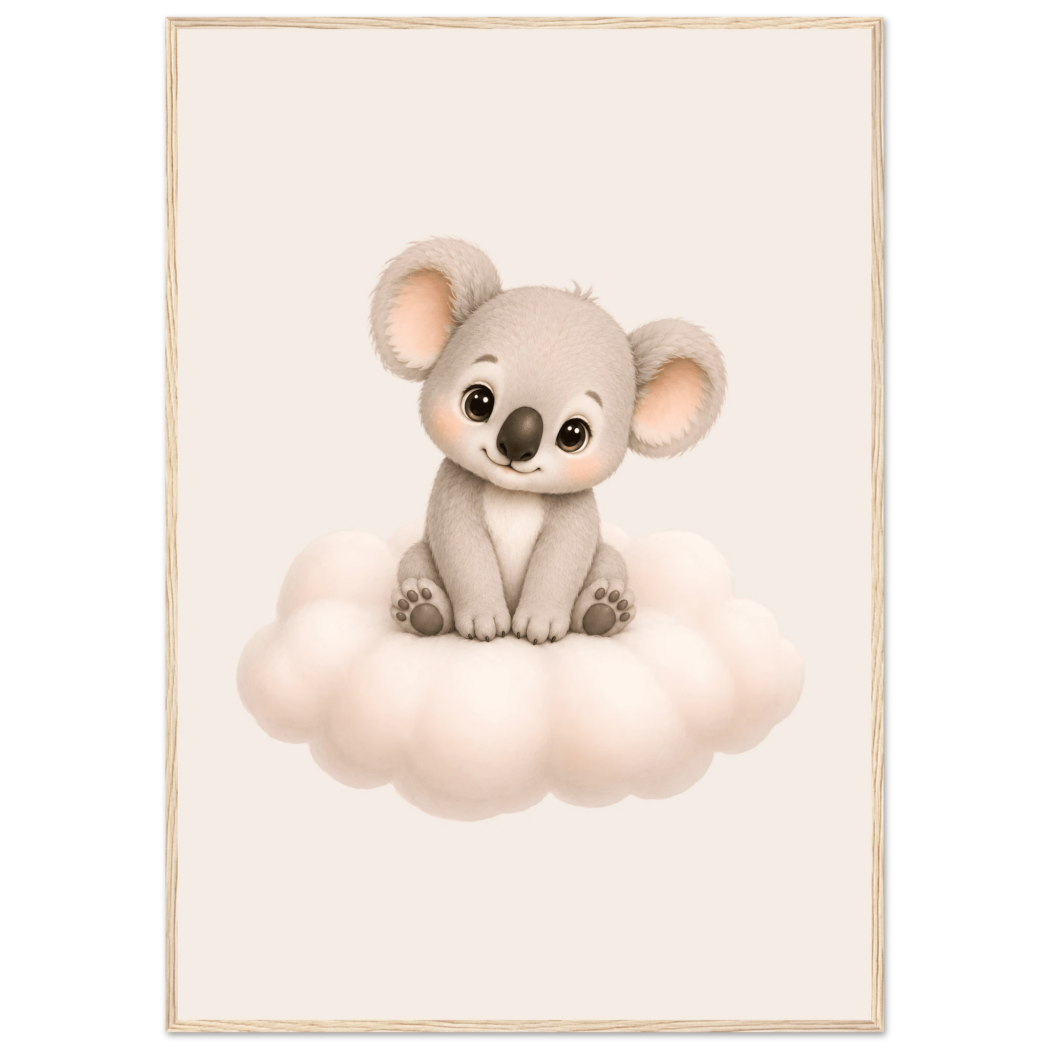 Söt koala på moln poster poster
