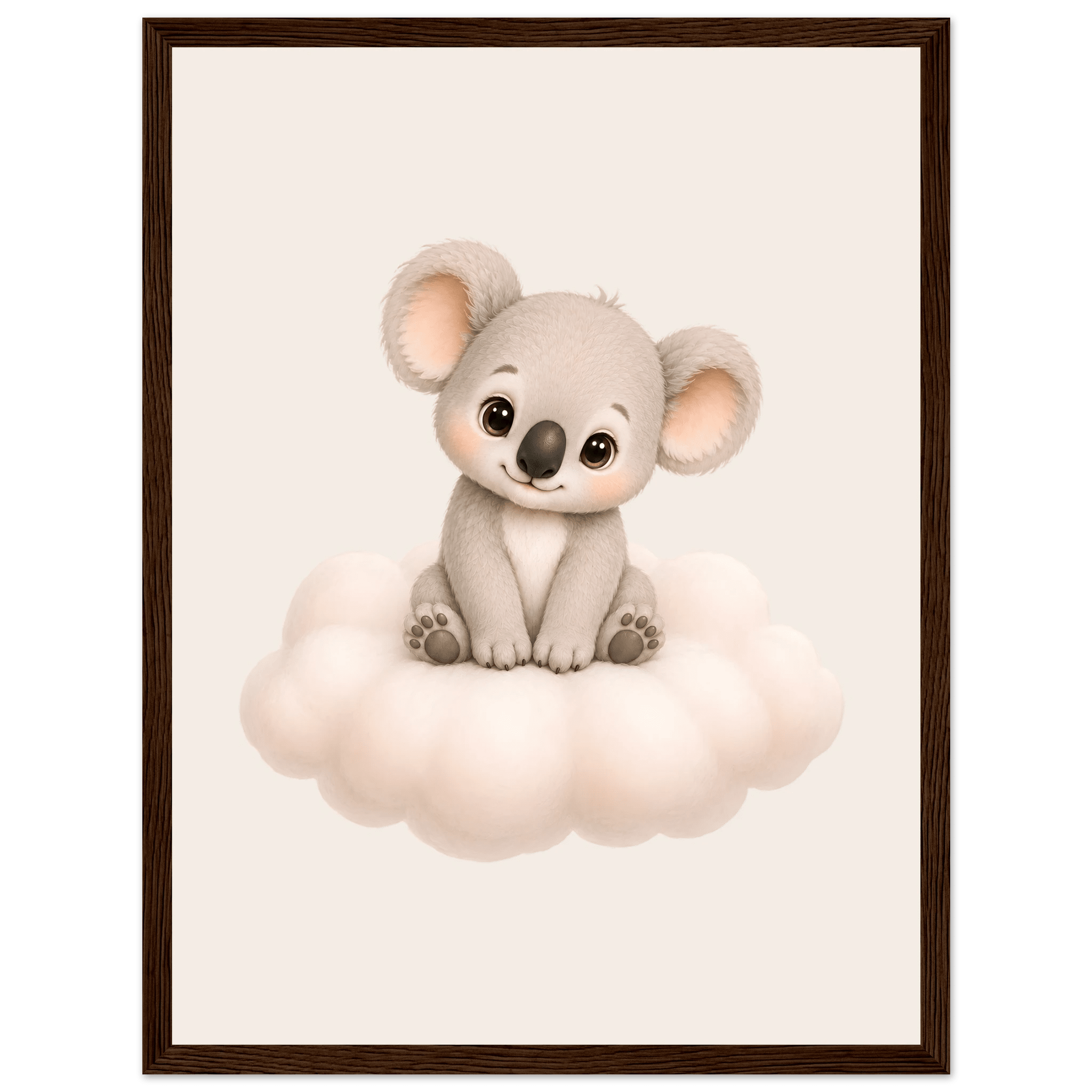 Söt koala på moln poster poster