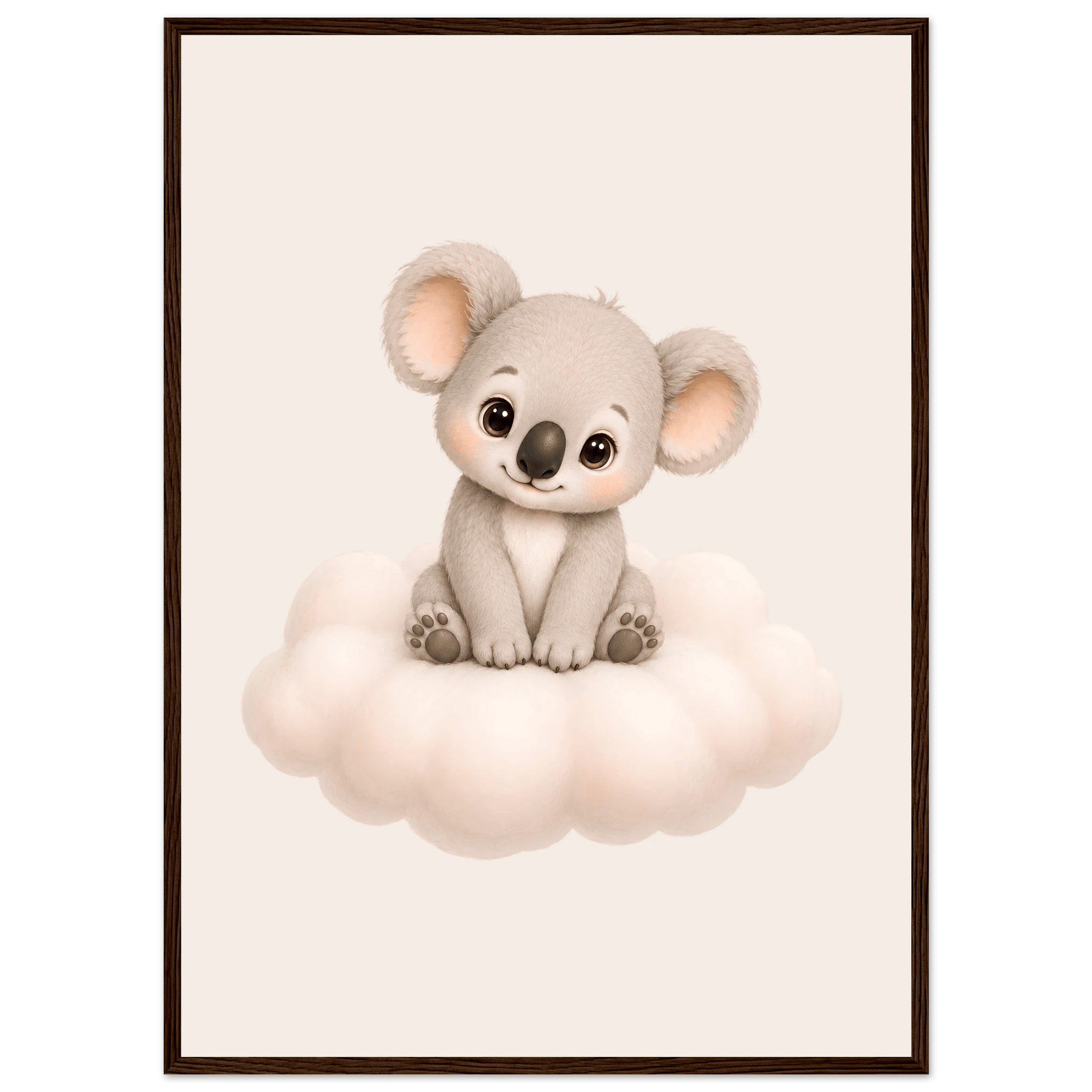 Söt koala på moln poster poster