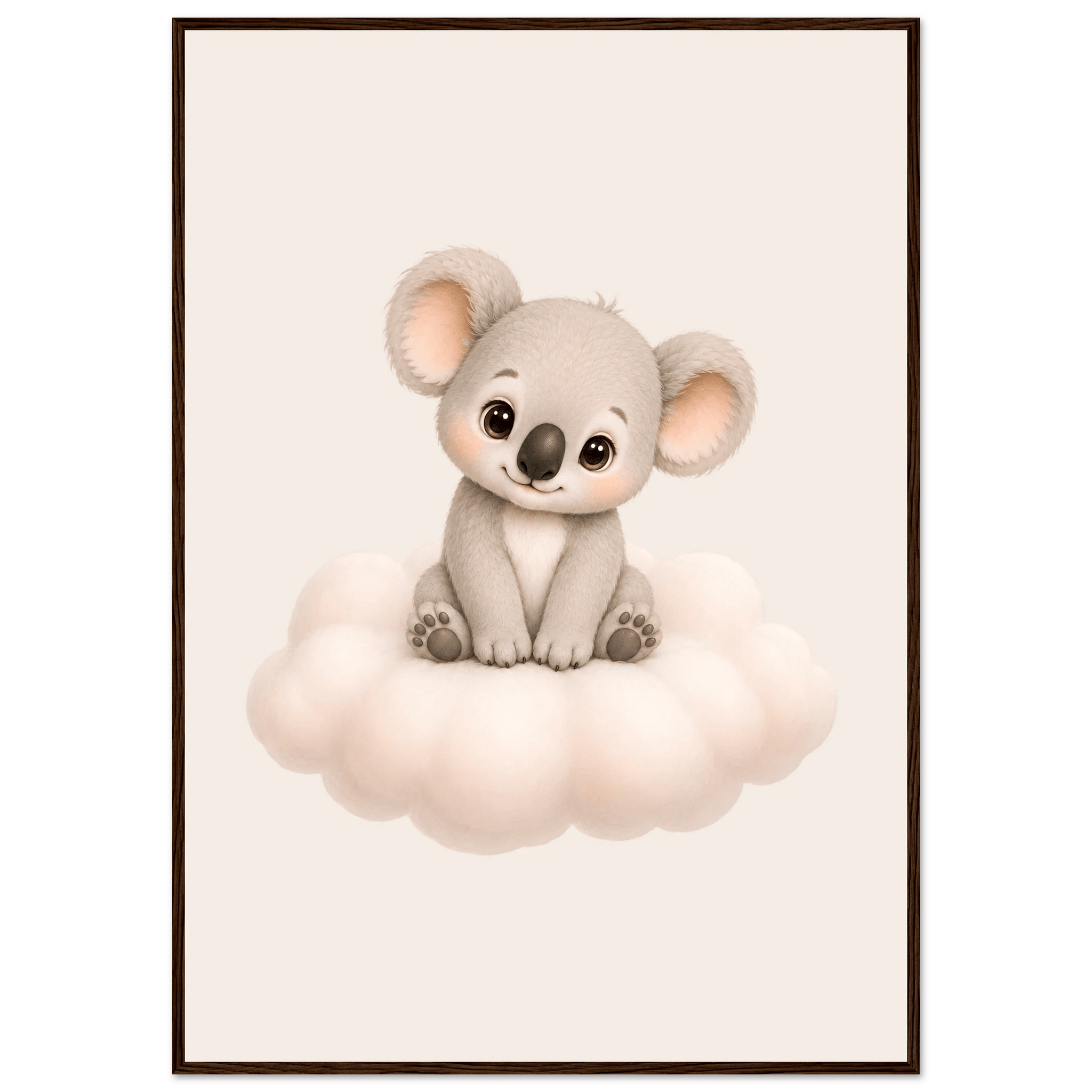 Söt koala på moln poster poster