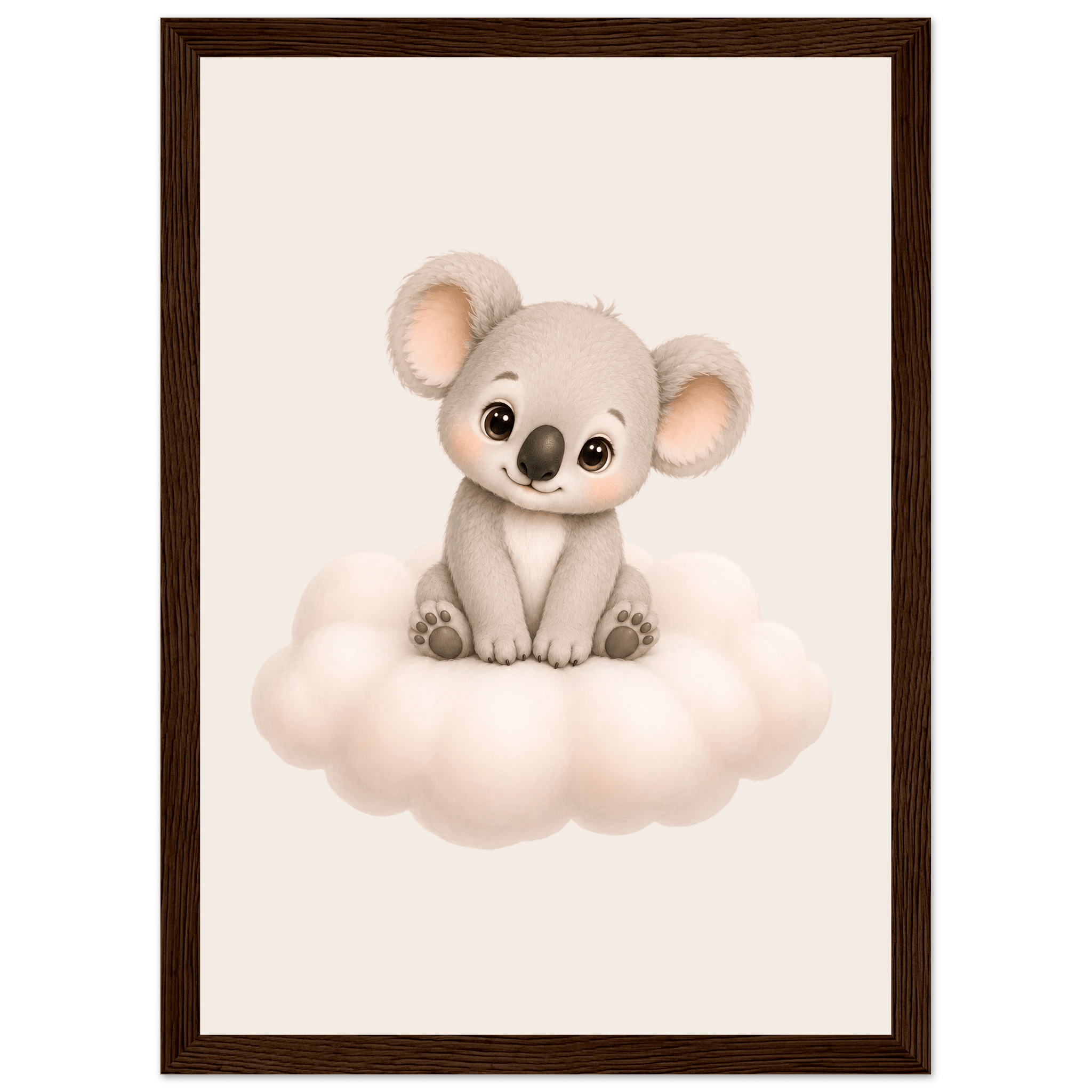 Söt koala på moln poster poster