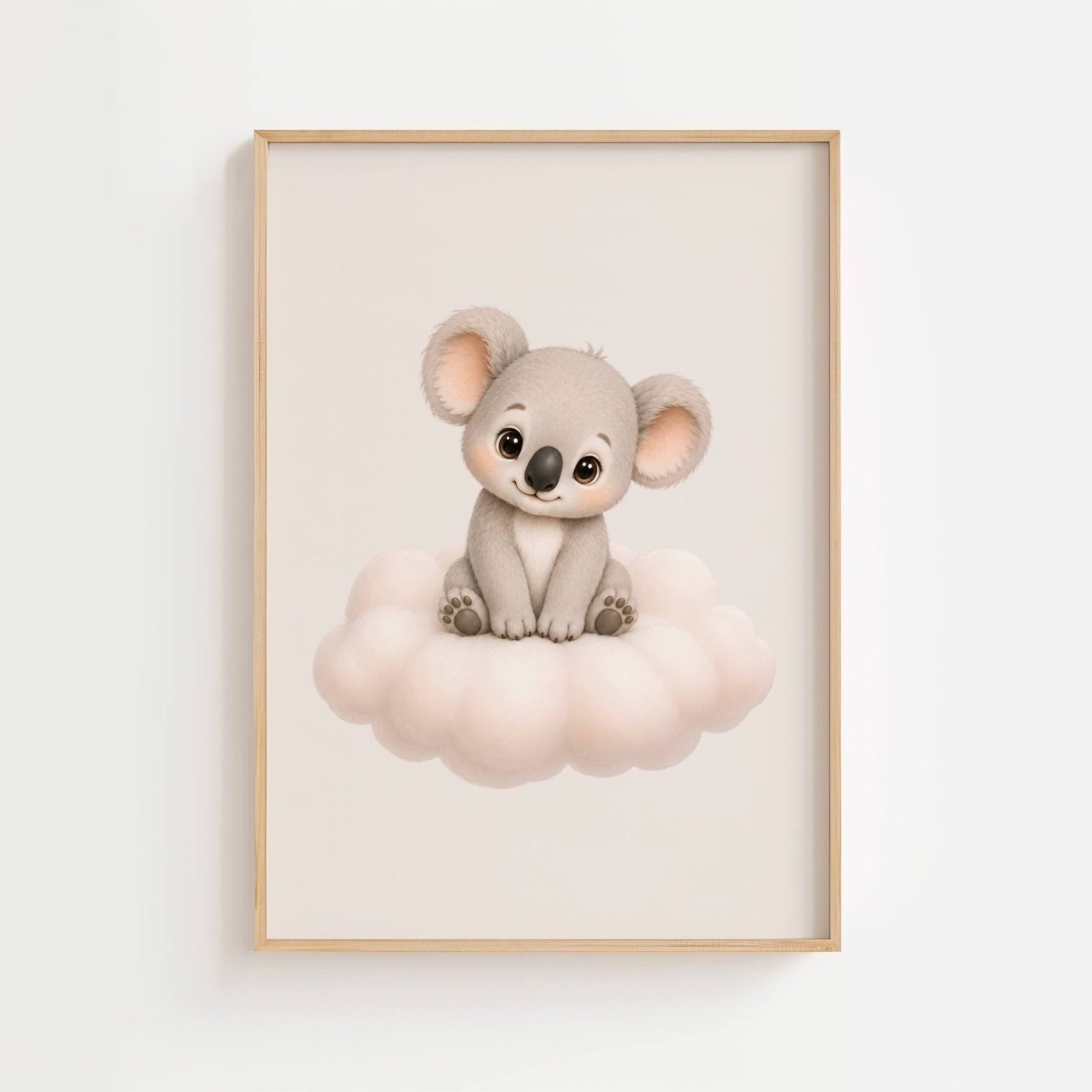 Söt koala på moln poster poster